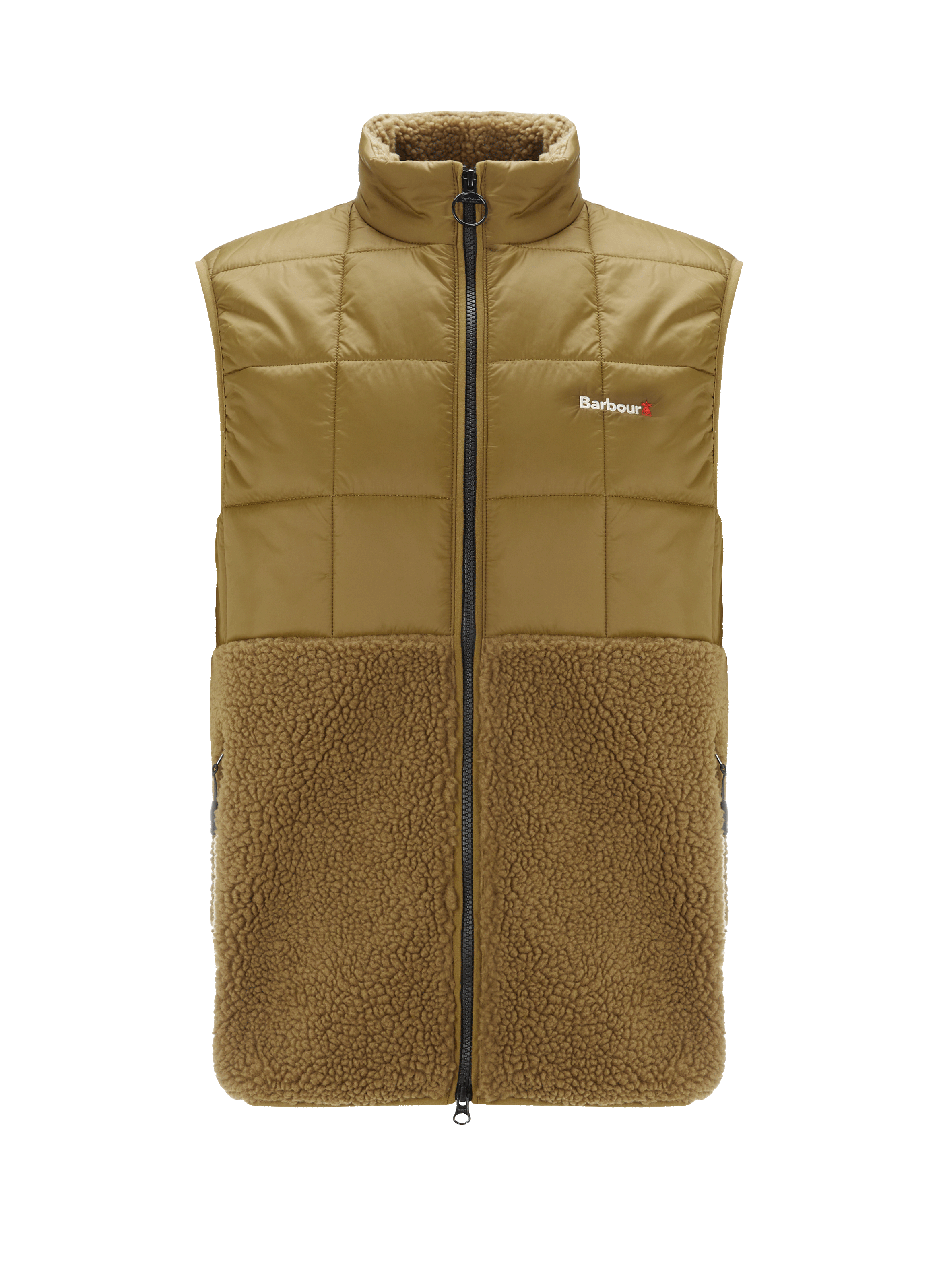 Gilet sans manches bi-matière