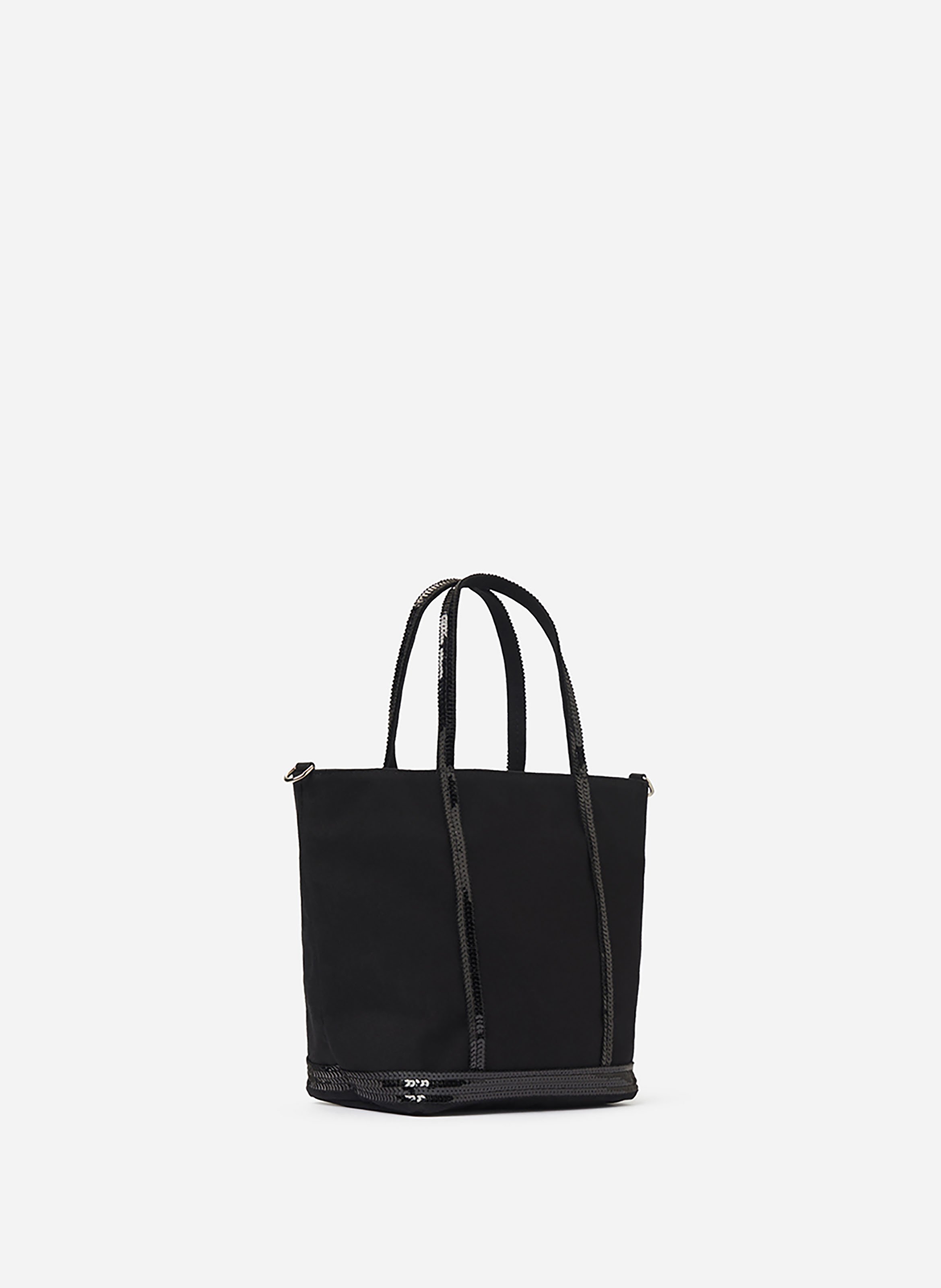 Cabas s zippé en toile VANESSA BRUNO Noir