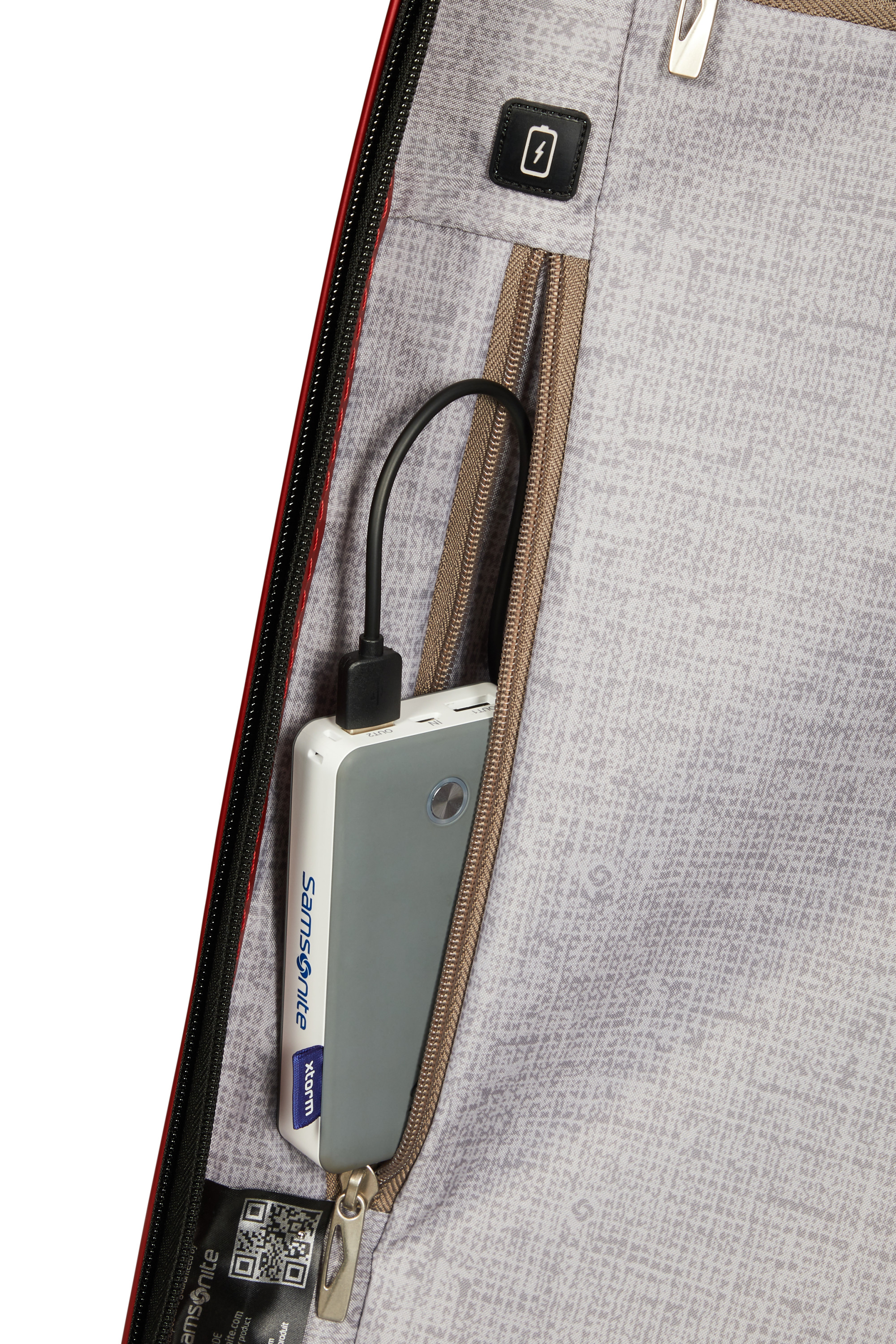 C-lite valise 4 roues taille s SAMSONITE Rouge