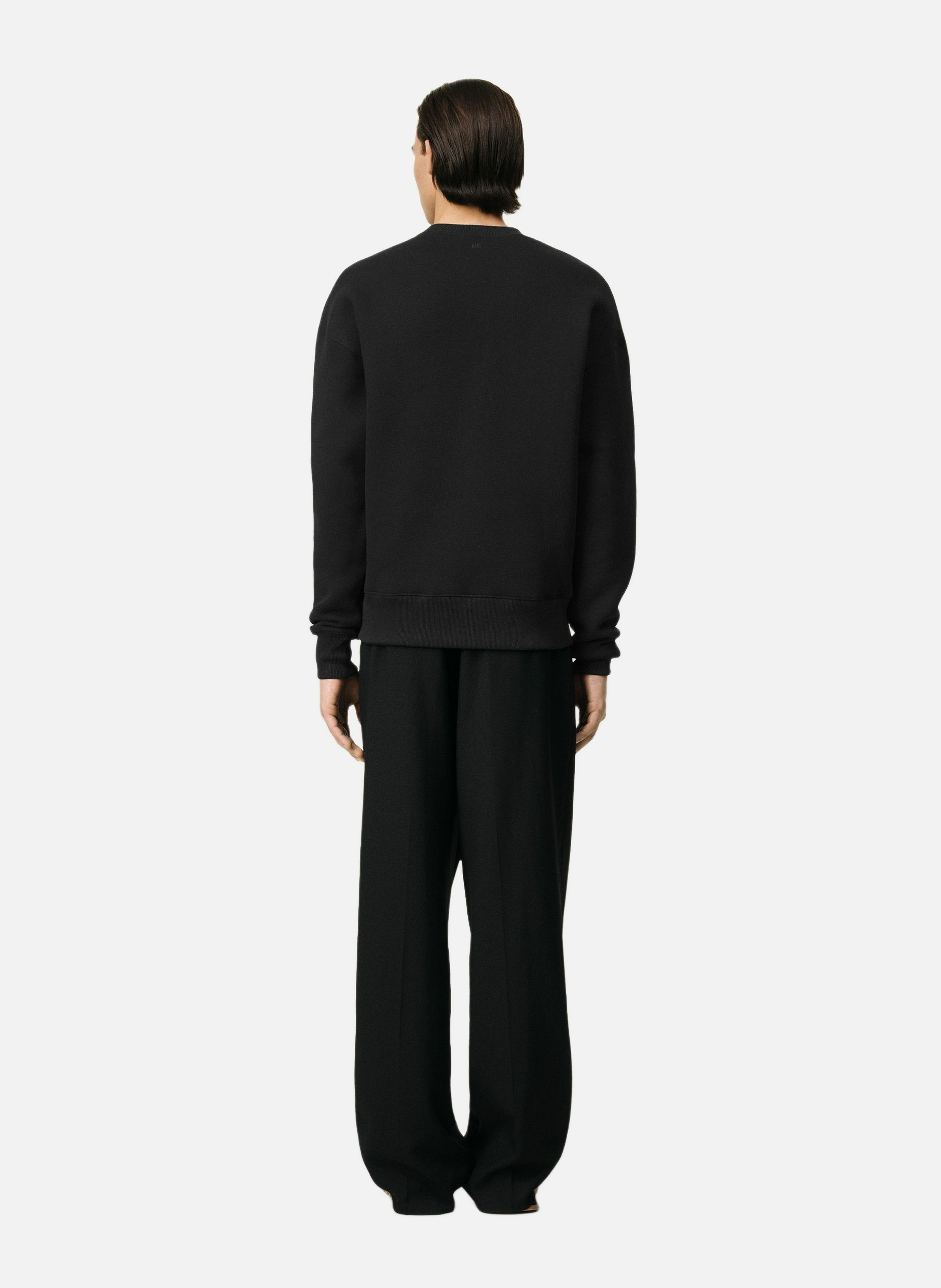 Sweatshirt ami de coeur unisexe AMI PARIS Noir