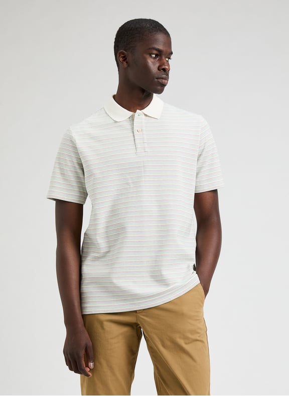 Polo rayé en coton Blanc by PAUL SMITH PAUL SMITH Polo rayé en coton Blanc