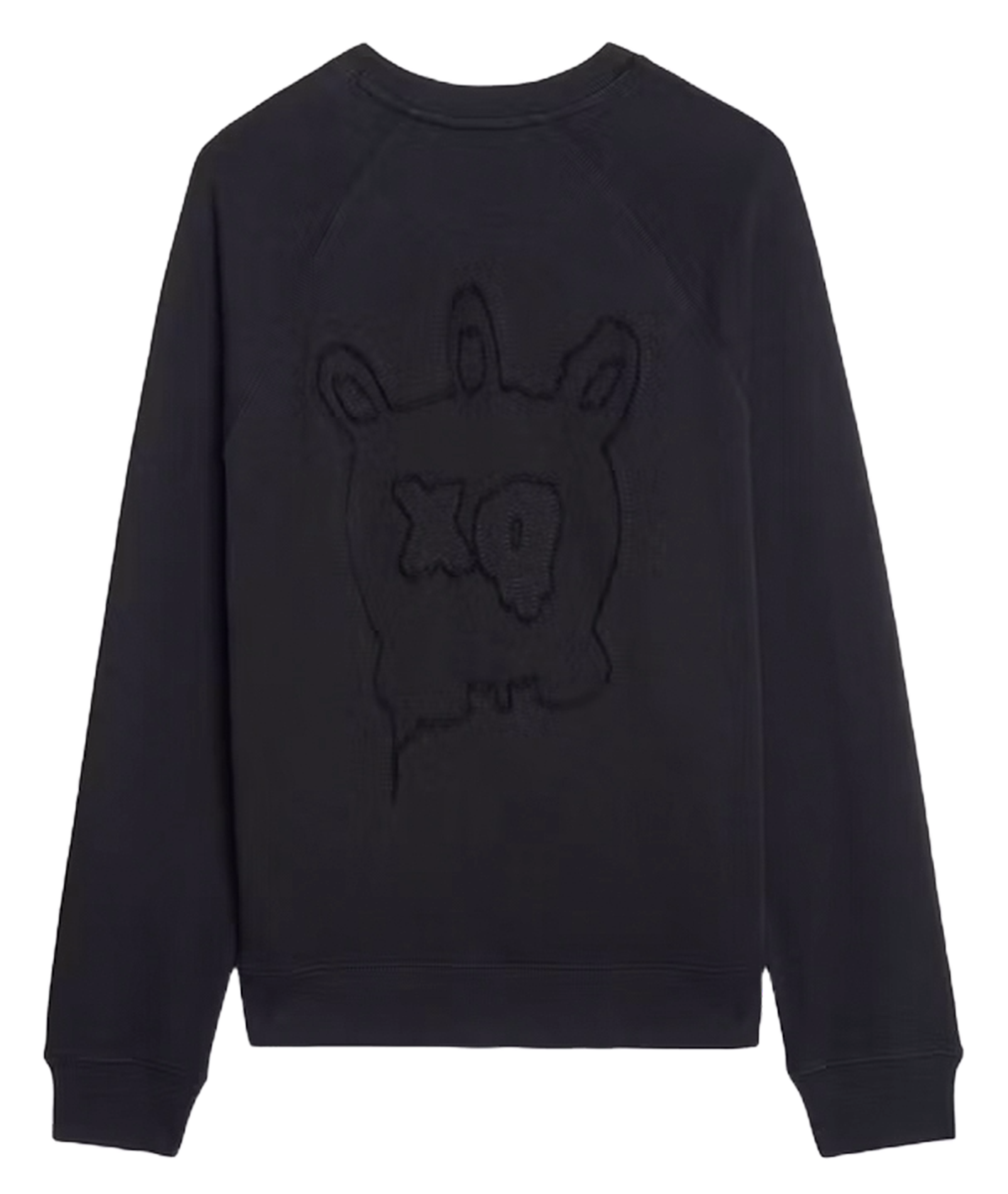 Sweat col rond en coton uppy ZADIG&VOLTAIRE Noir