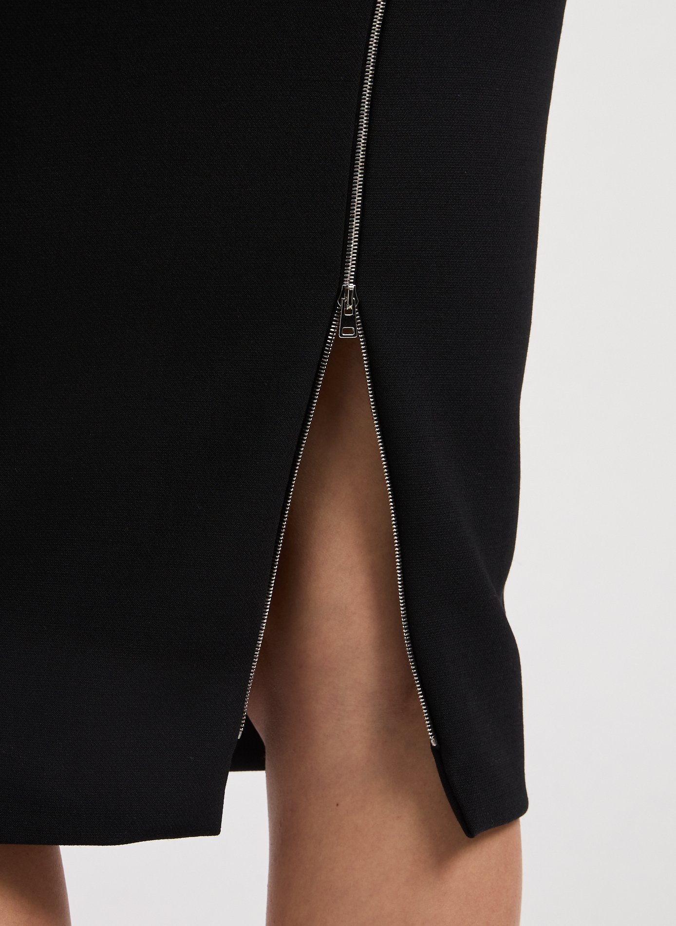 Fitted Midi Dress VICTORIA BECKHAM Black