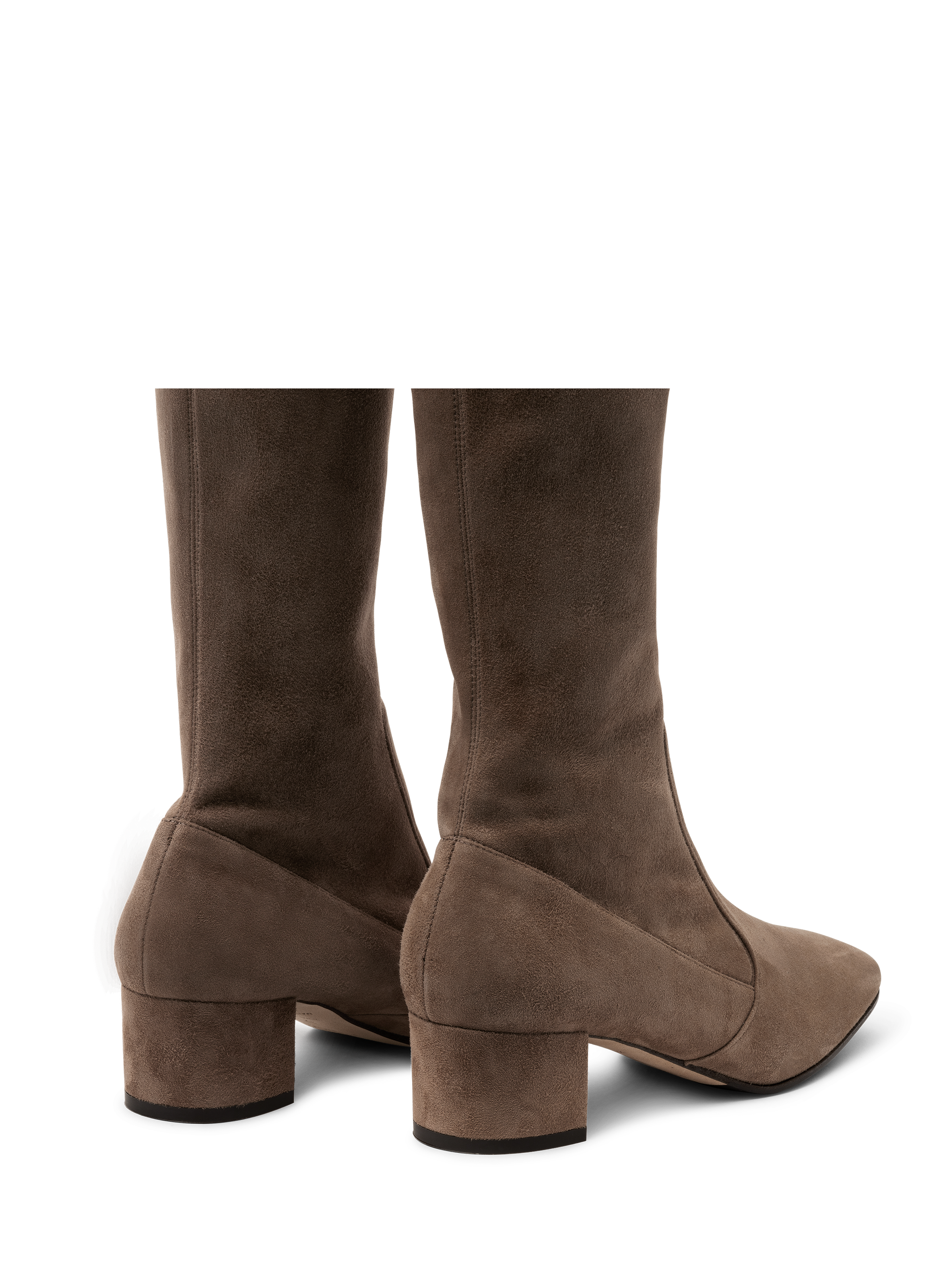 Bottes victoria en velours stretch PARALLELE Gris