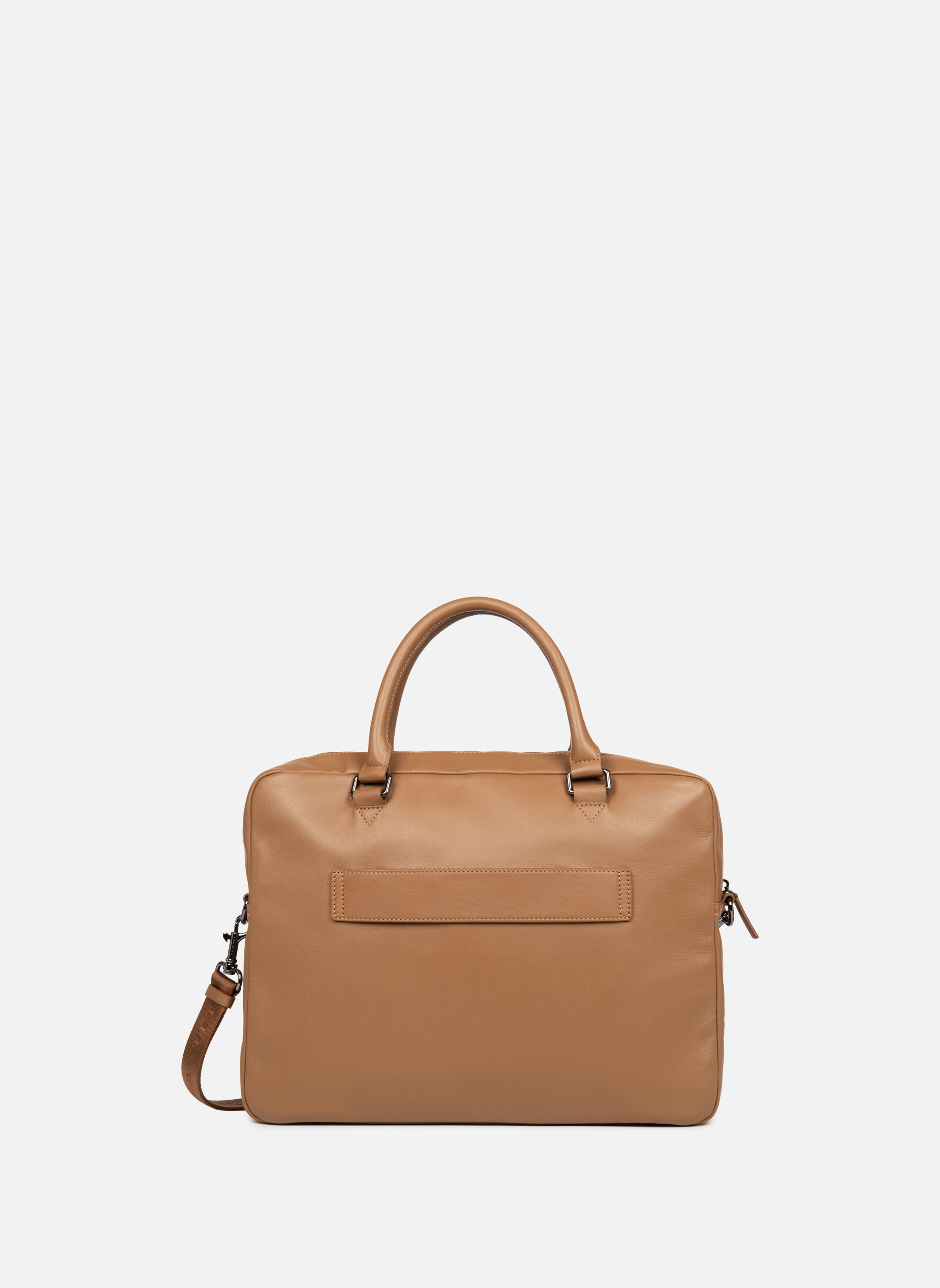 Large portfolio document holder bag - Soft Vintage Homme LANCASTER Brown