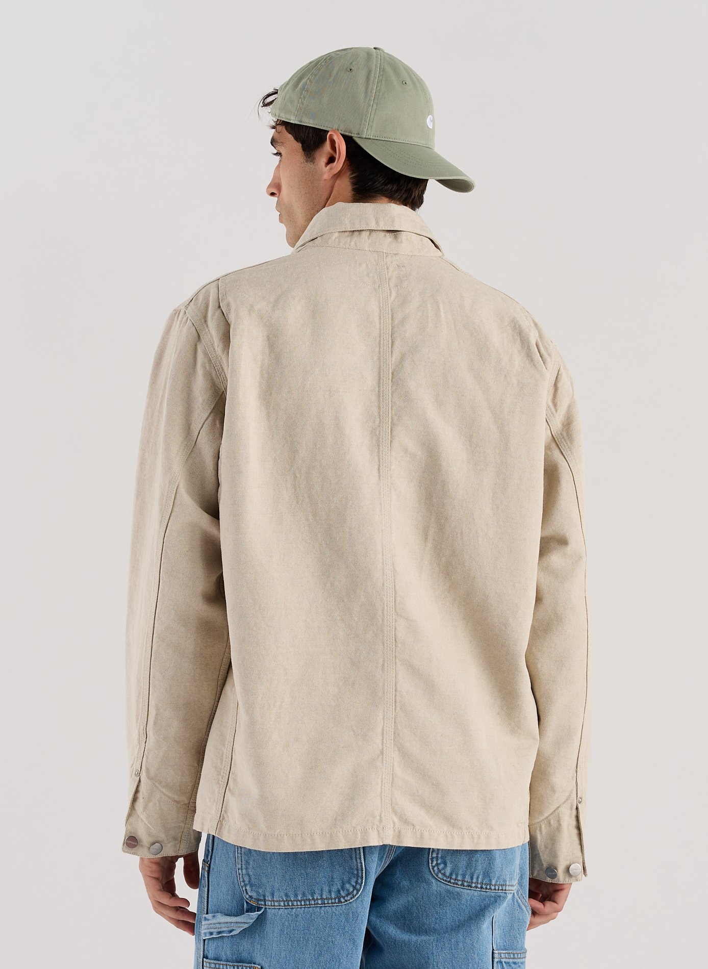Walter cotton and linen jacket CARHARTT WIP Beige