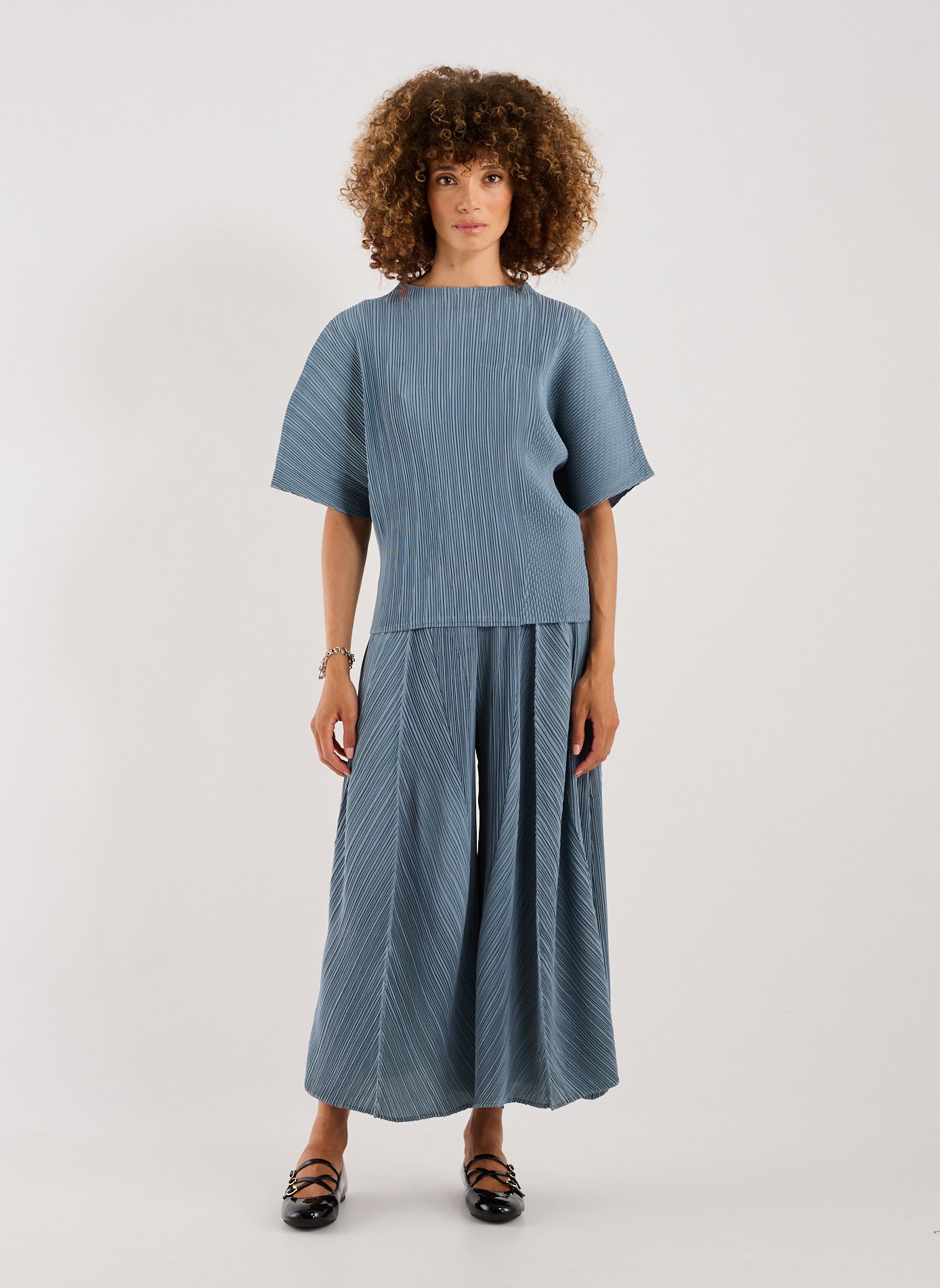 T-shirt manches chauve-souris ADOLFO DOMINGUEZ Gris