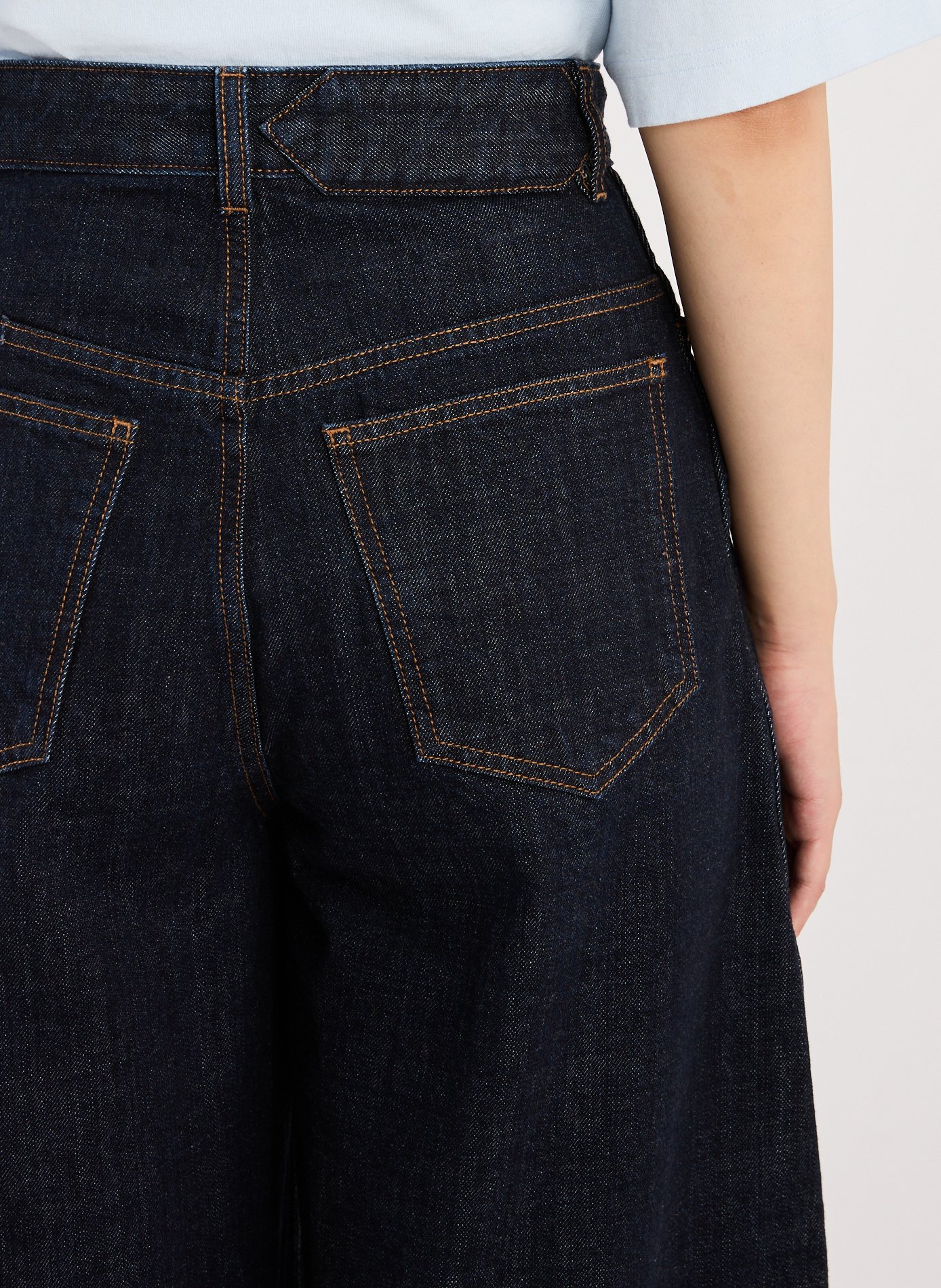 Jean de-Nîmes Ovalo en coton JACQUEMUS Bleu