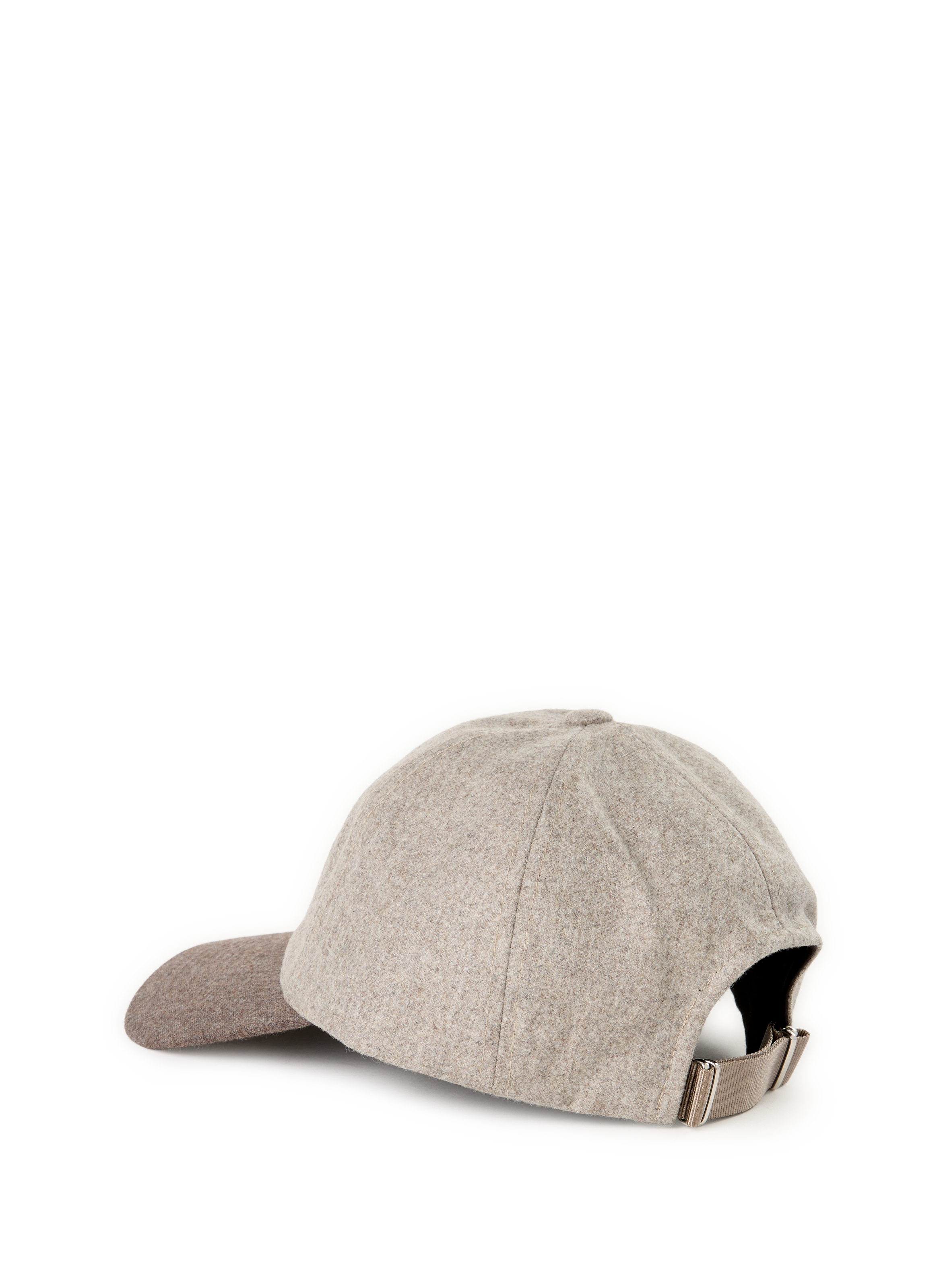 Curved wool visor cap VARSITY Multicolour