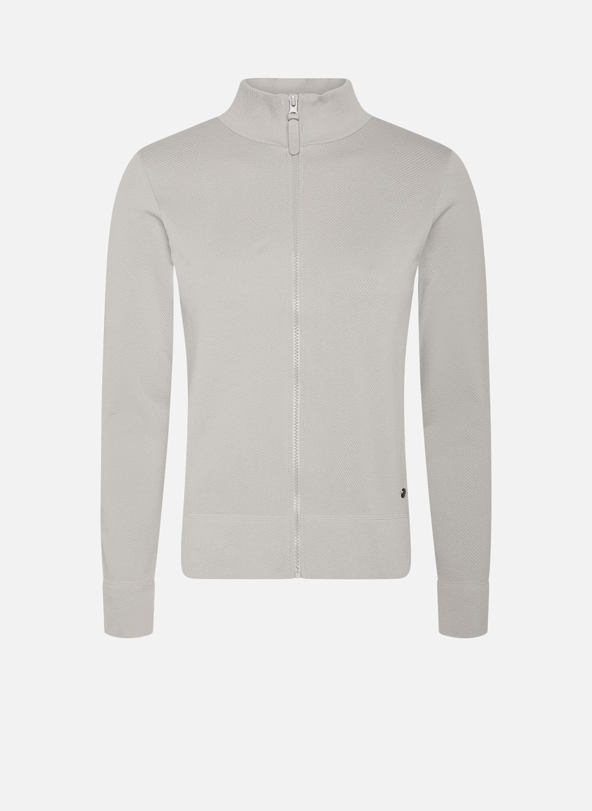 BORN LIVING YOGA Veste de sport zippée seamless athleisure gita Beige