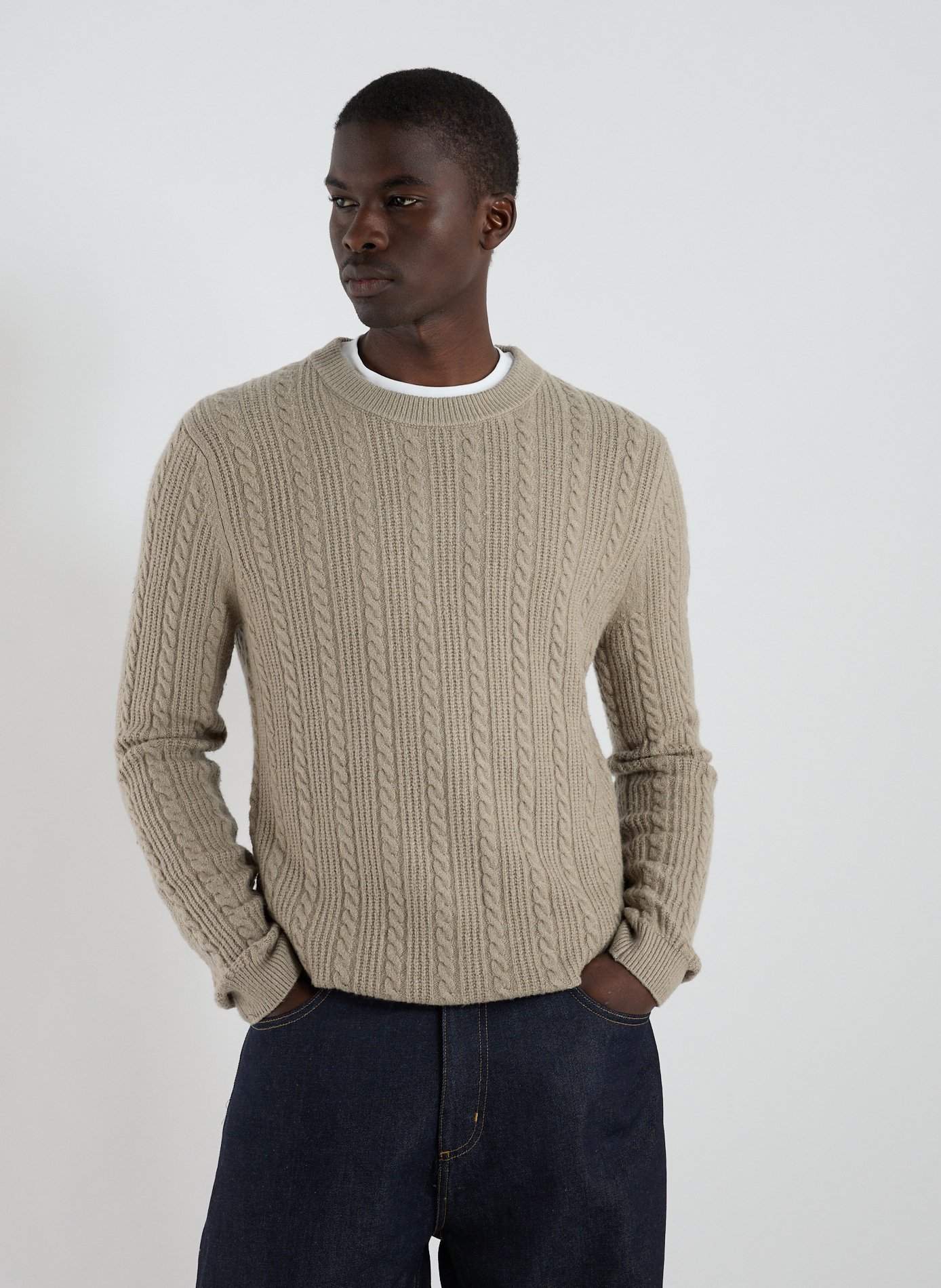 SAMSOE SAMSOE Cotton-blend jumper Grey