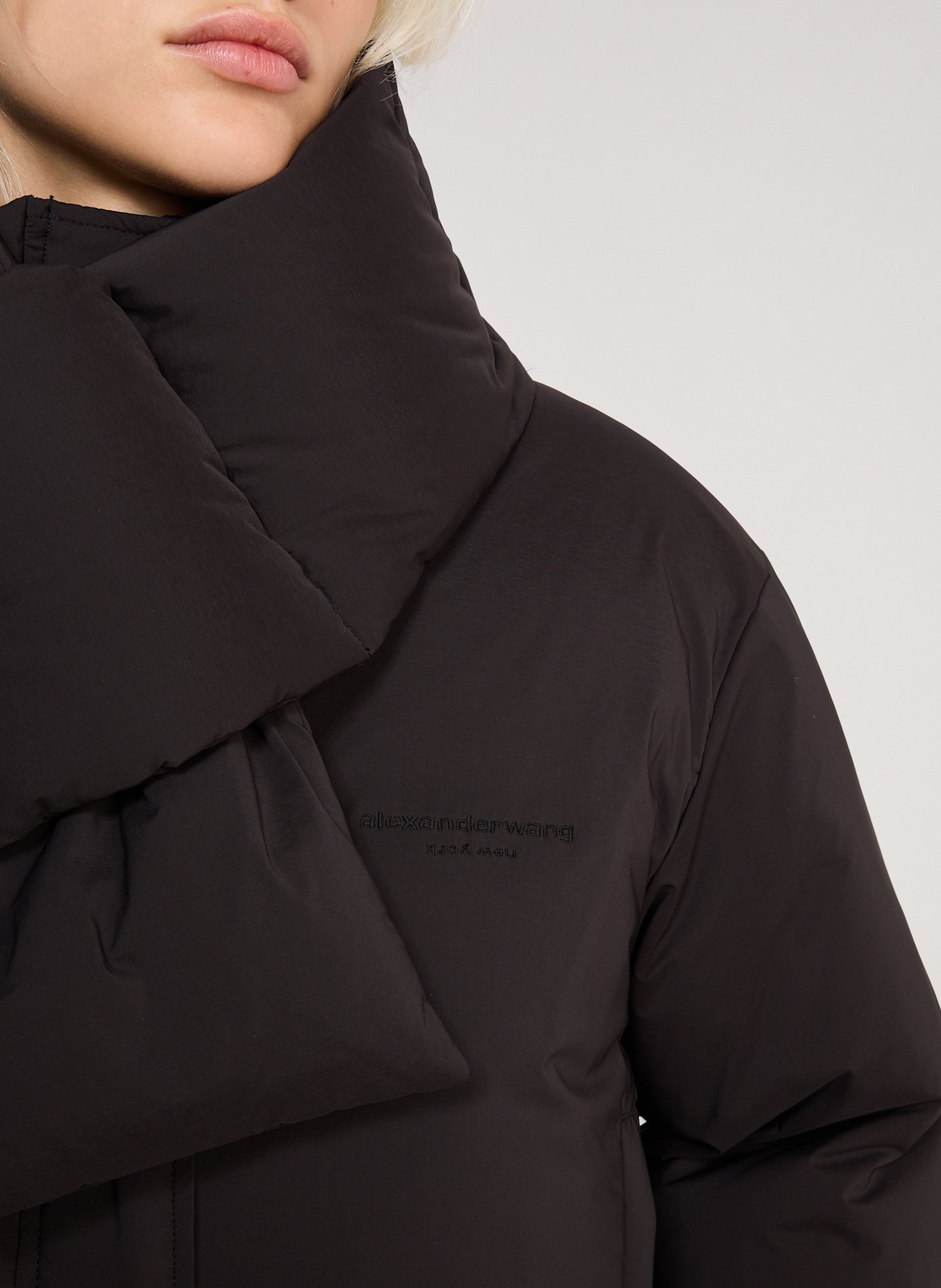 Veste courte Down matelassée  ALEXANDER WANG Noir