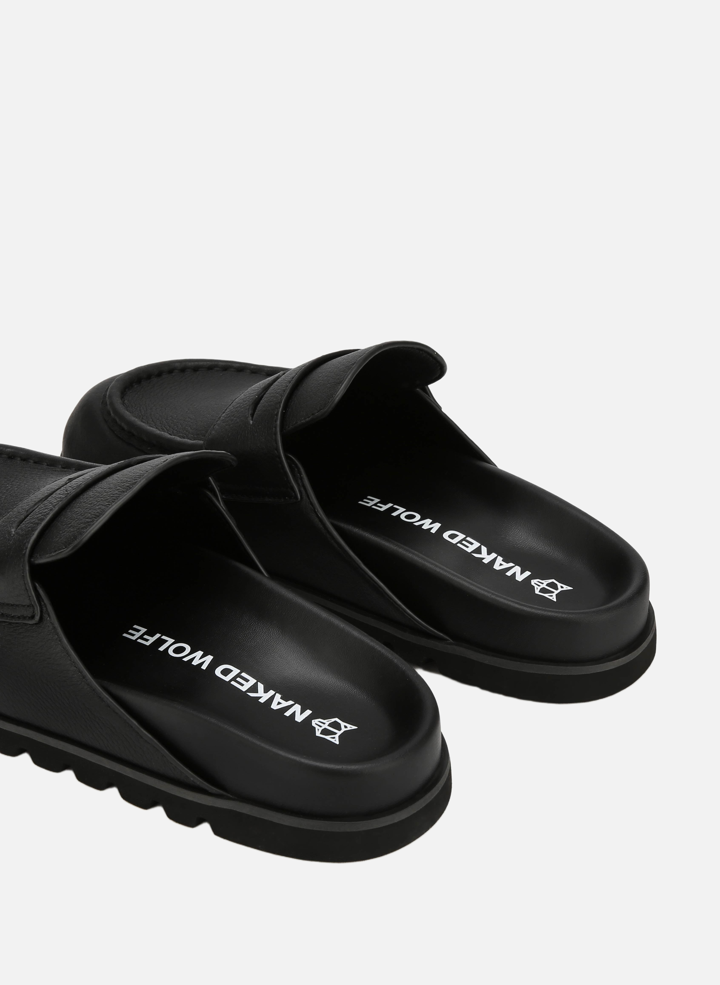 Mocassins cord NAKED WOLFE Noir