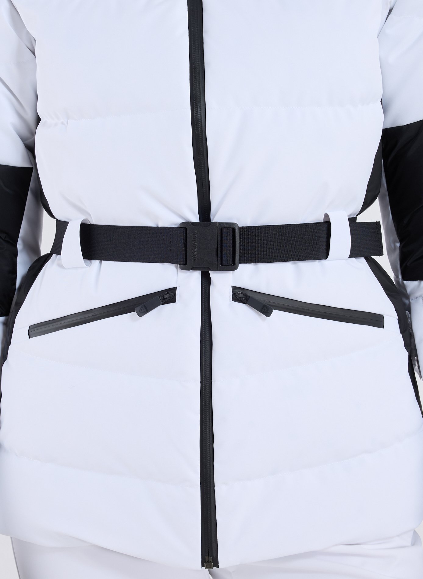 Hooded ski coat ROSSIGNOL White