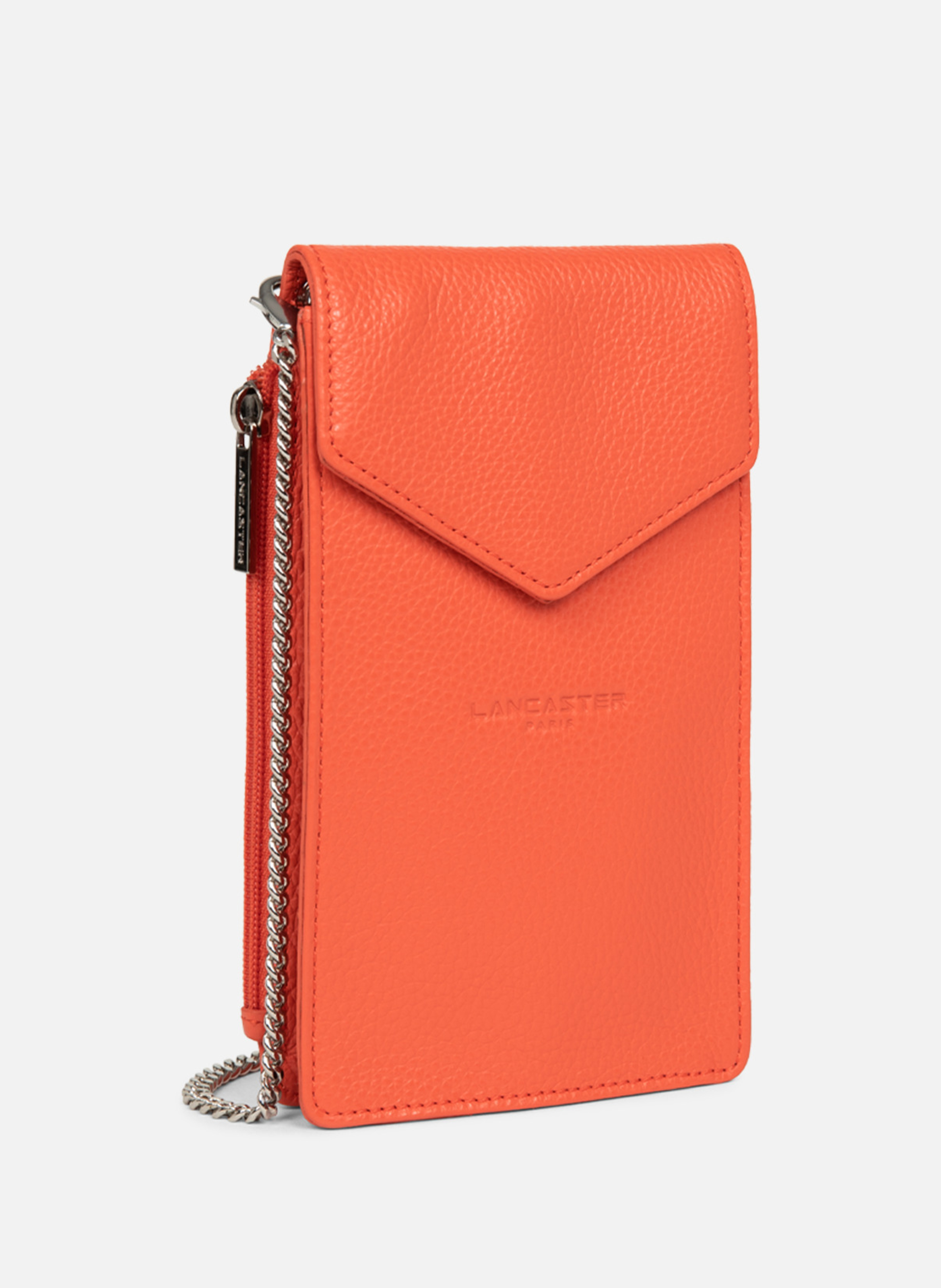 Pochette smartphone - foulonné pm LANCASTER Orange
