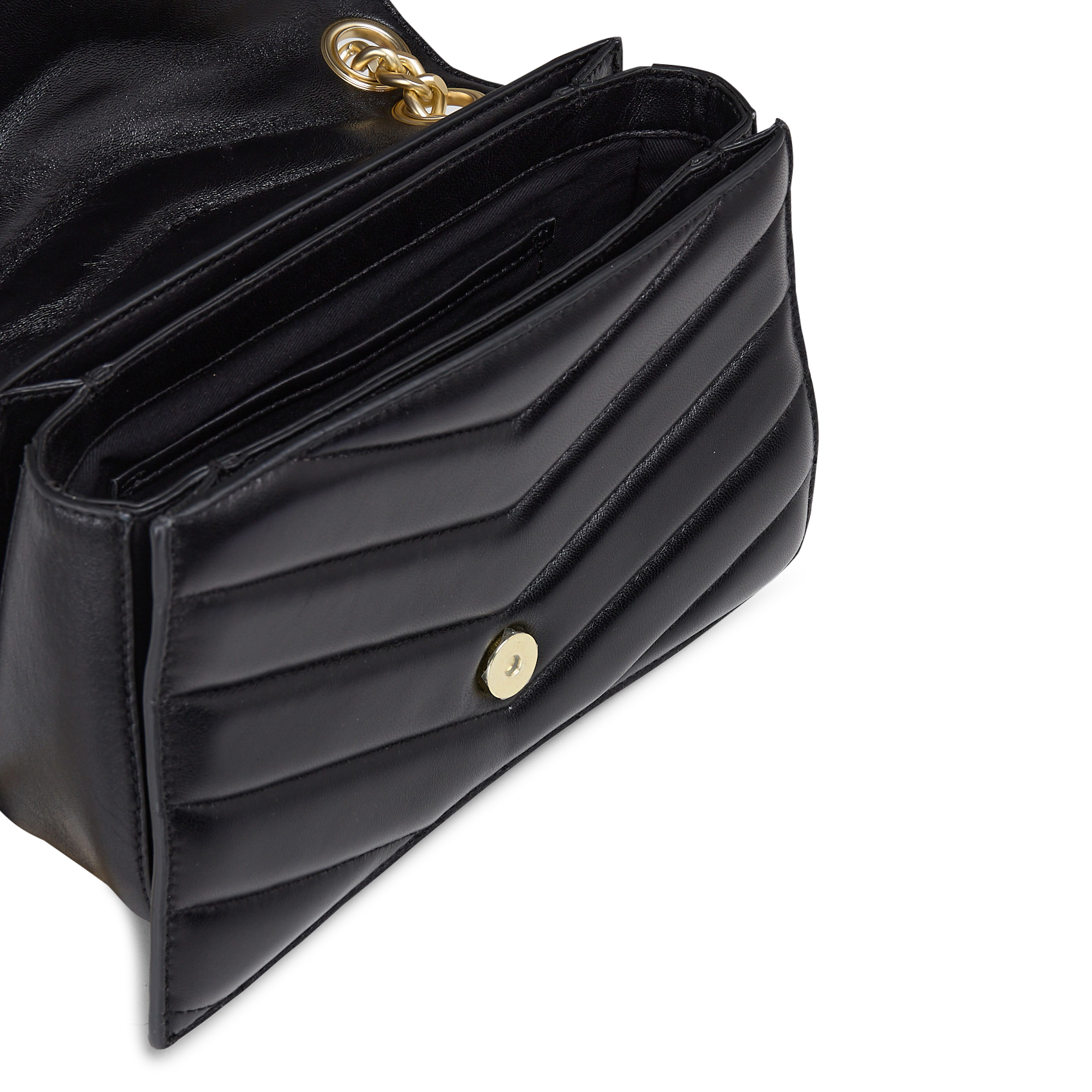 Sac bandoulière matelassage chevrons the 1 m IKKS Doré