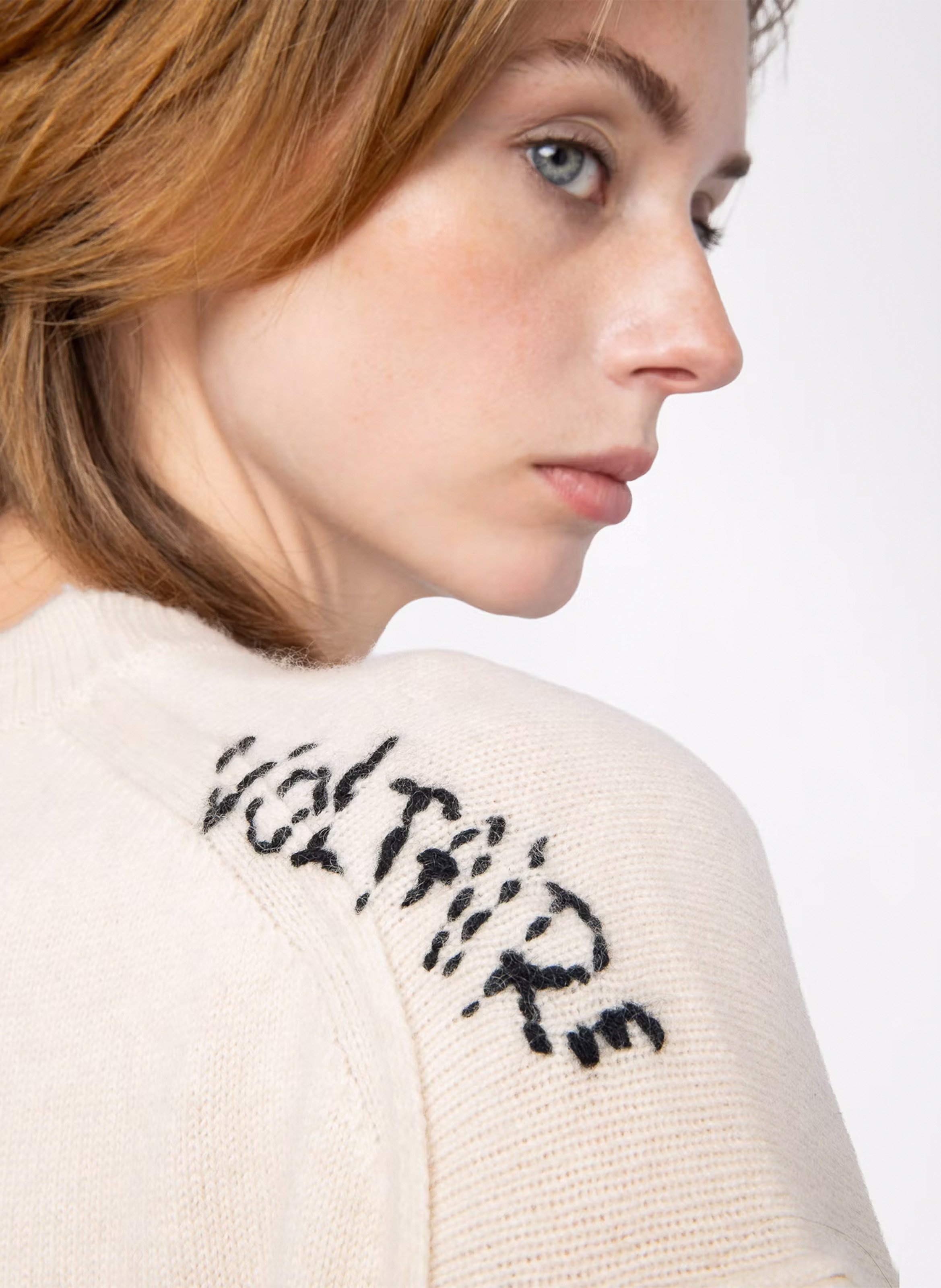 Pull droit en cachemire markuz ZADIG&VOLTAIRE Blanc