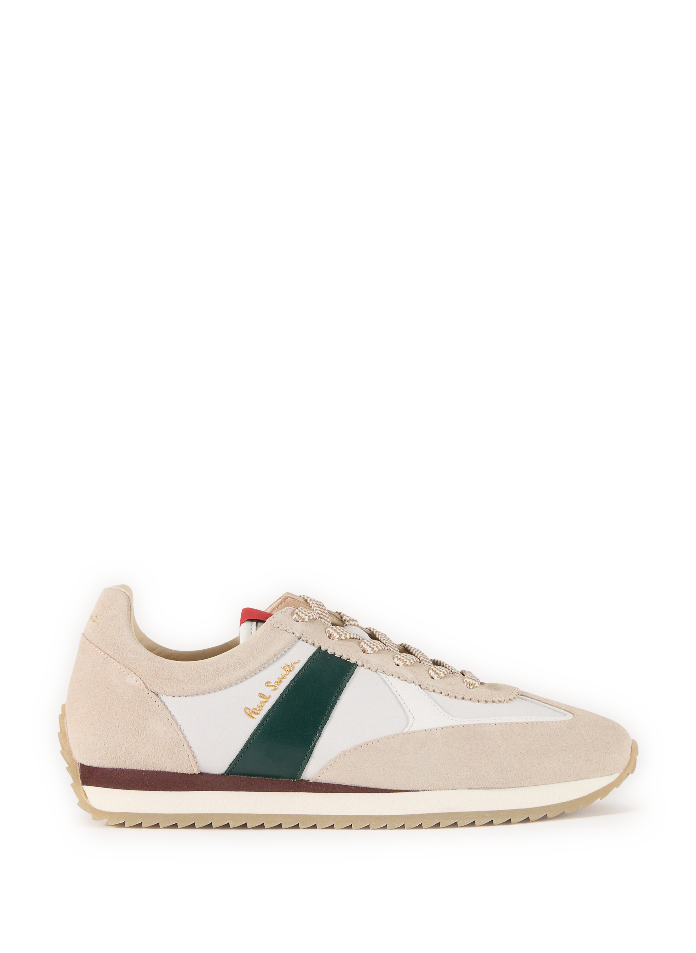 Serrated leather Vignola sneakers PAUL SMITH White