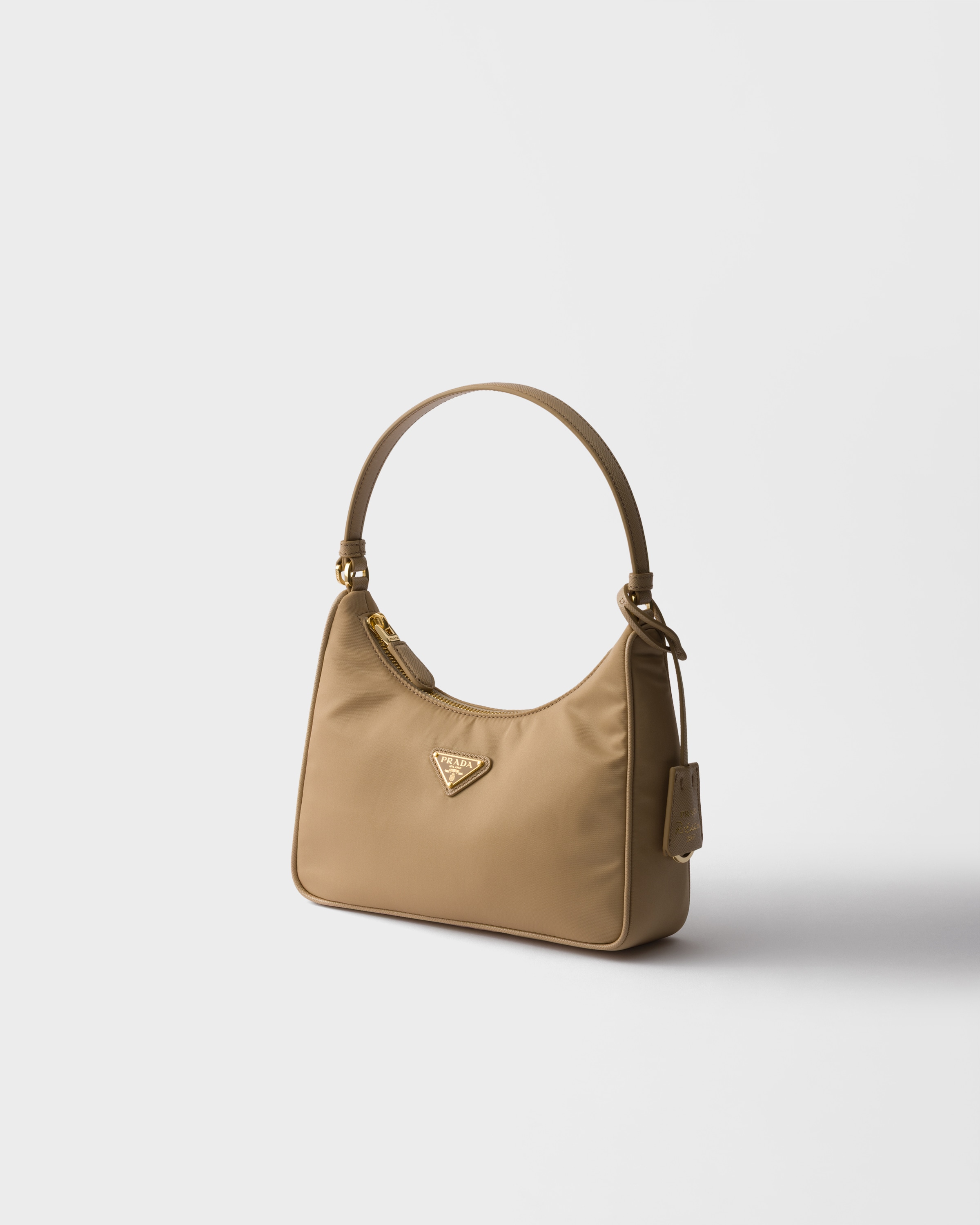 Mini sac prada re-edition 2005 en re-nylon PRADA Marron