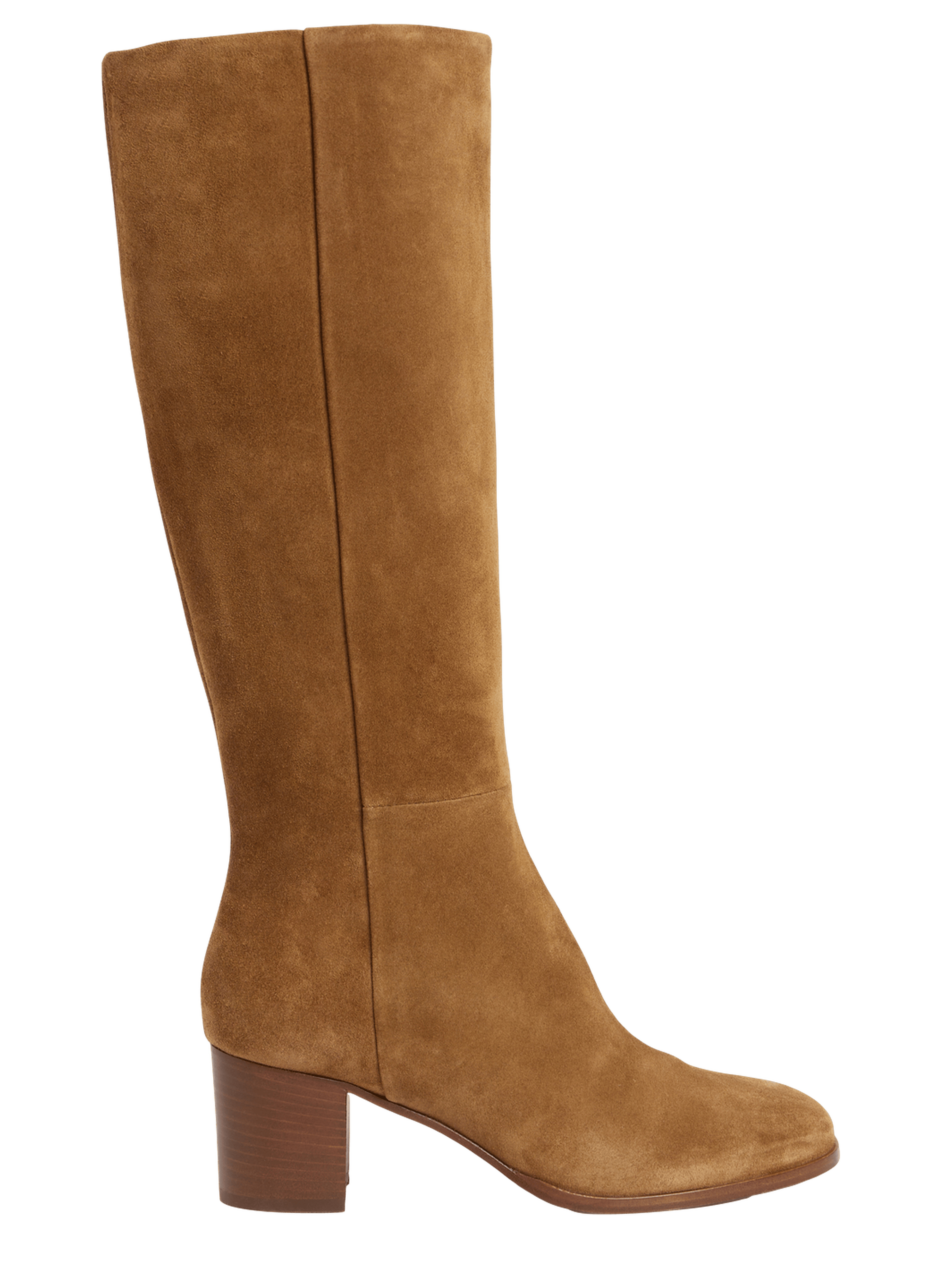 Bottes en cuir velours - lizzie GERARD DAREL Marron