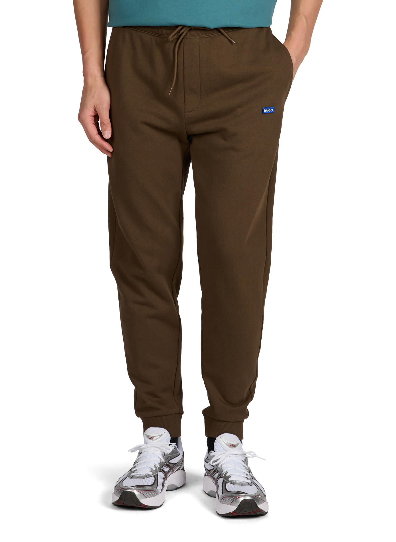 Cotton Givenchy Paris Joggers HUGO BLUE Brown
