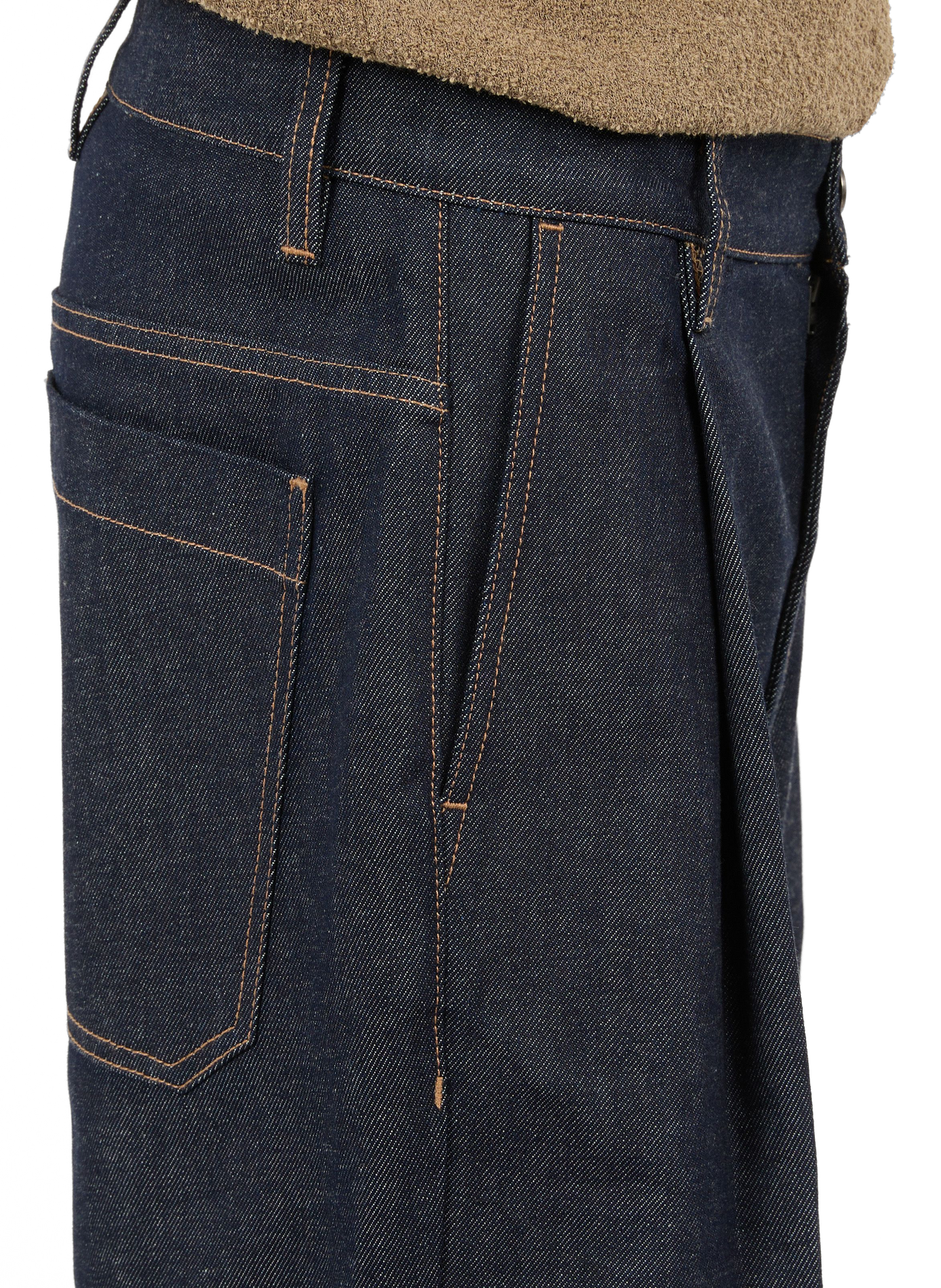 Denim Bermuda Shorts by HAVER-B in cotton SAISON 1865 Blue