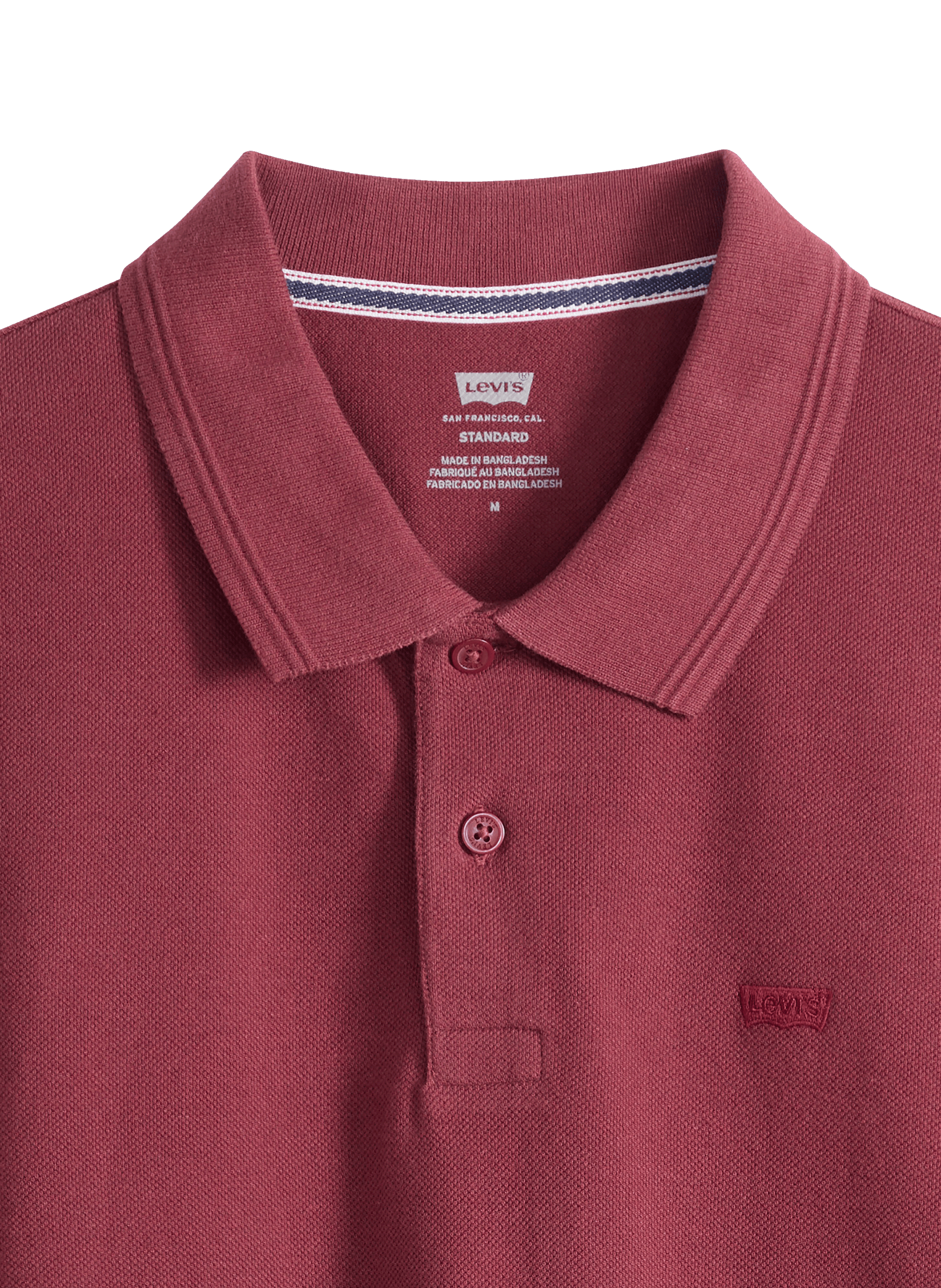 Polo manches courtes en coton LEVI'S Rouge
