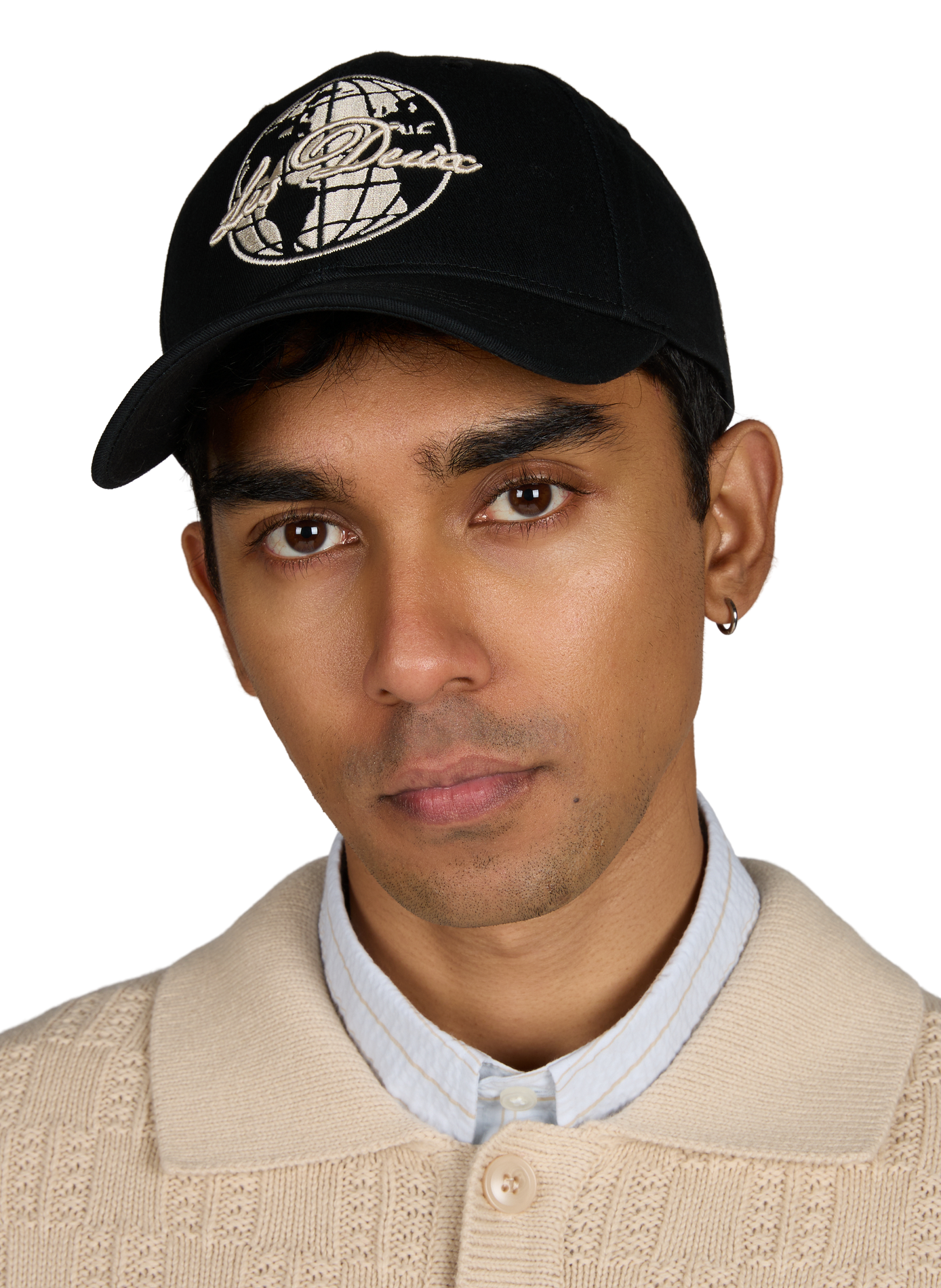 Casquette Globe en coton LES DEUX Noir