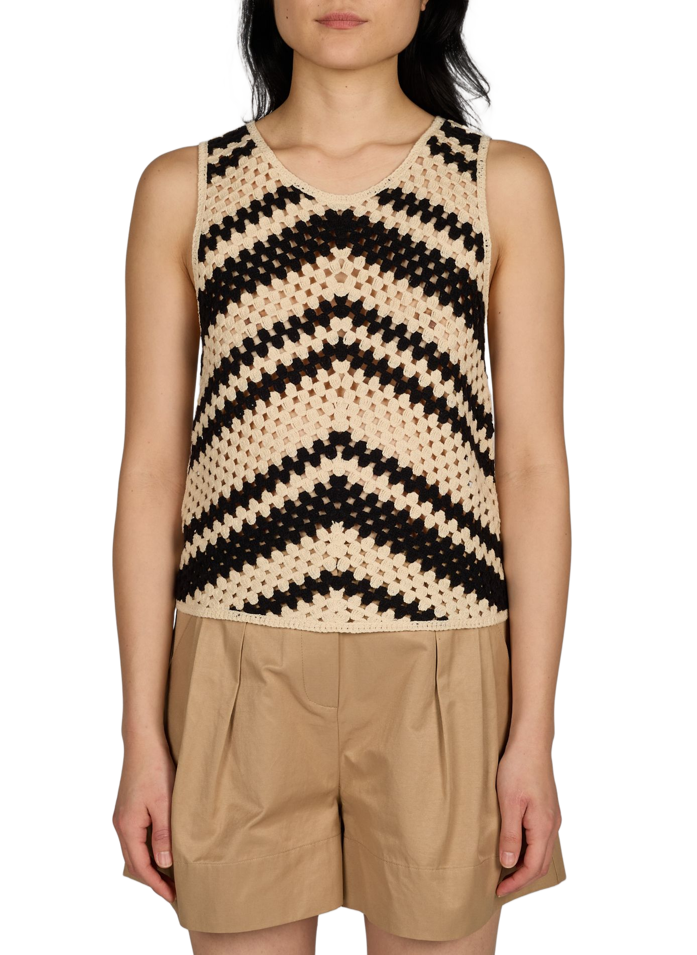 Pissaro blended cotton sweater SUNCOO Beige