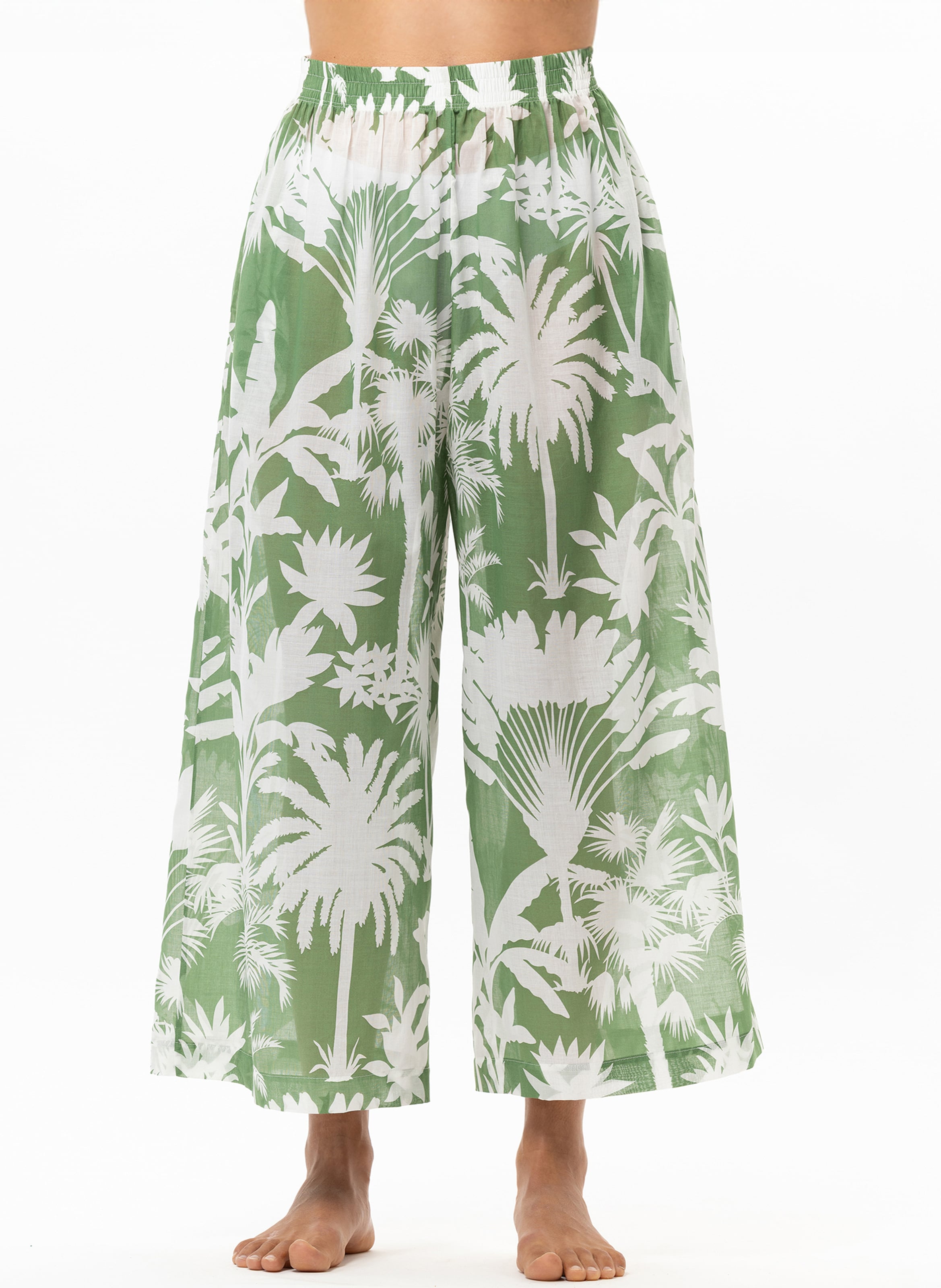 Pantalon en voile de coton bronzette 280 LE CHAT Multicolore