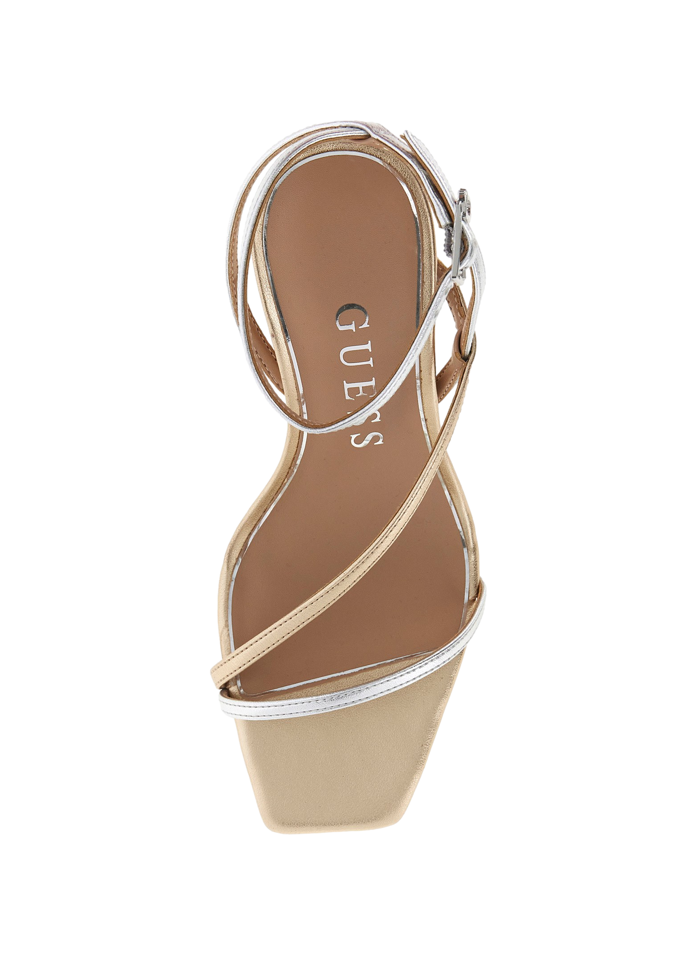 Bicolor Radory sandals GUESS Silver