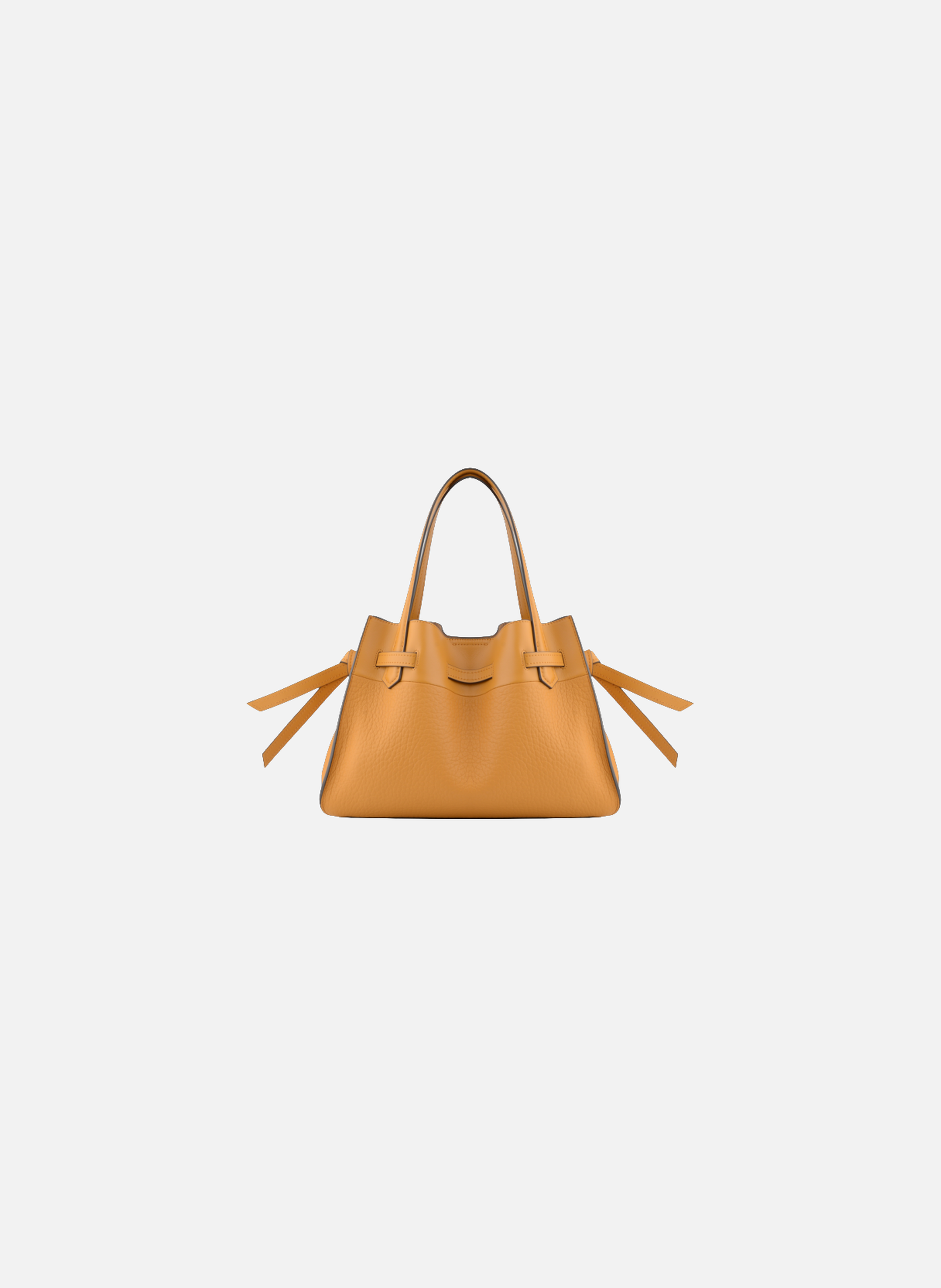Blossom | sac à main pm en cuir de vachette POURCHET Jaune