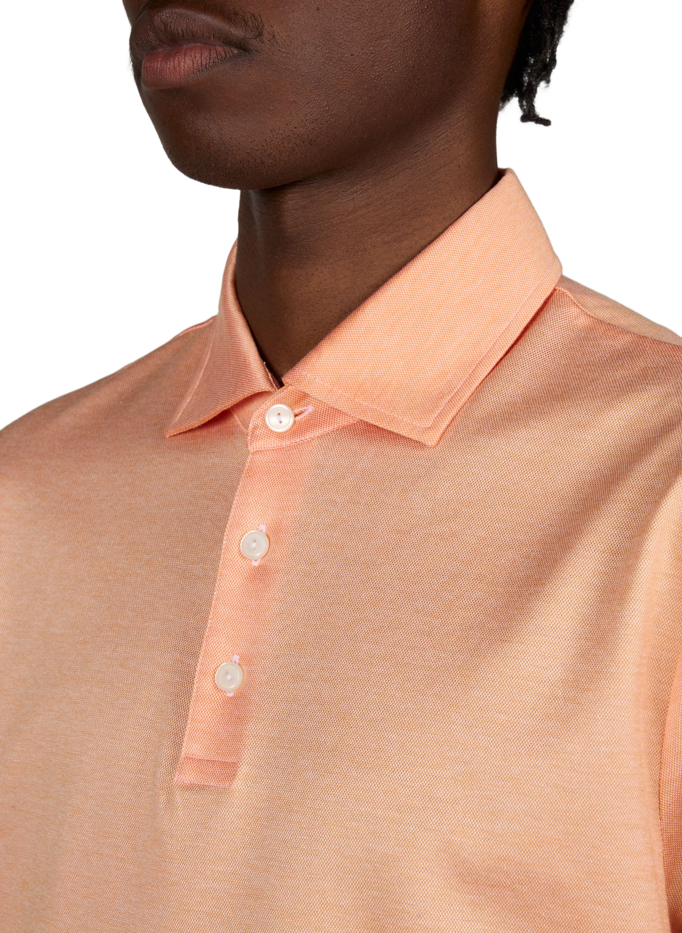 Polo manches courtes en coton ETON Orange