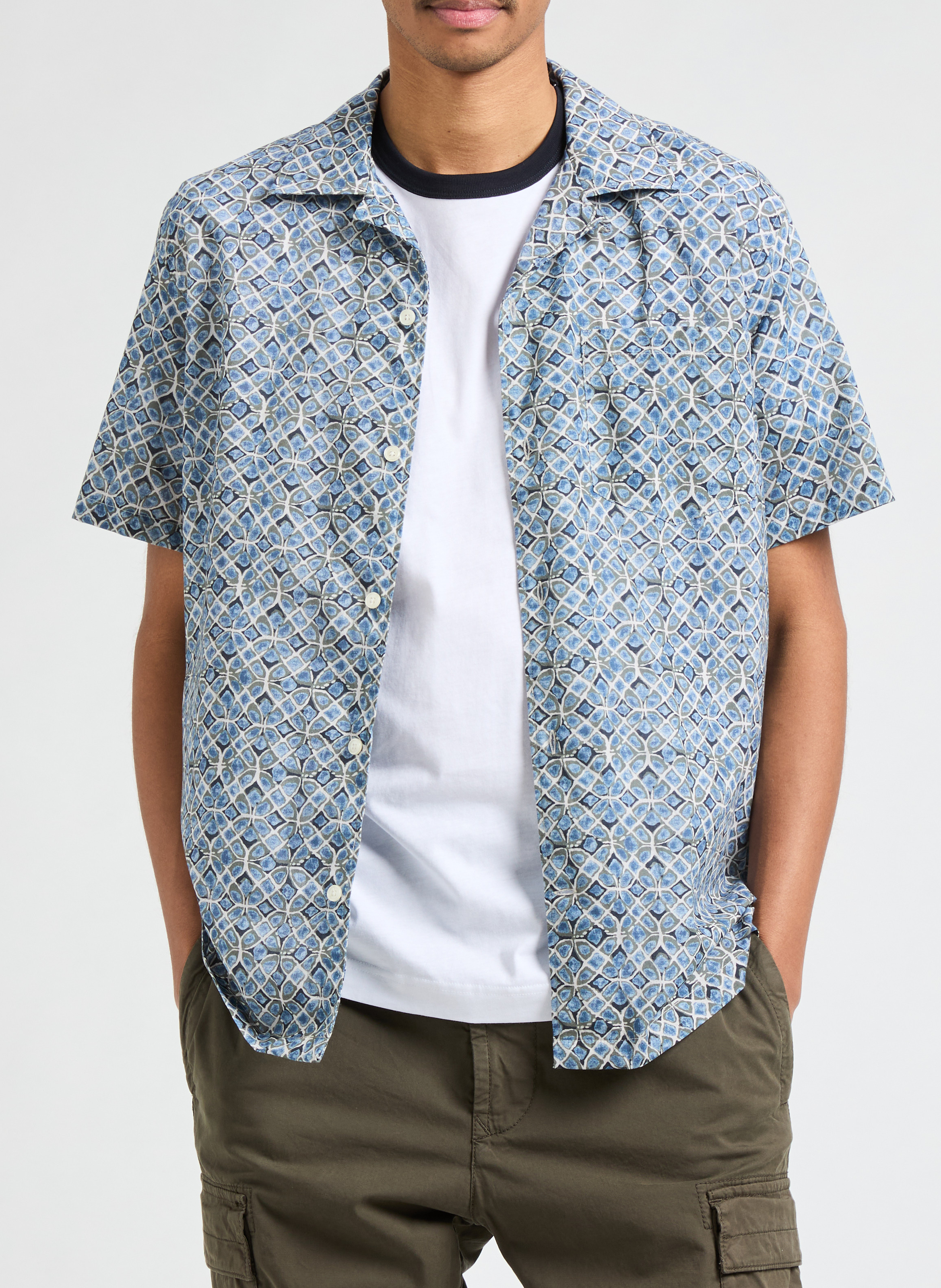 Chemise à motif AU PRINTEMPS PARIS Multicolore