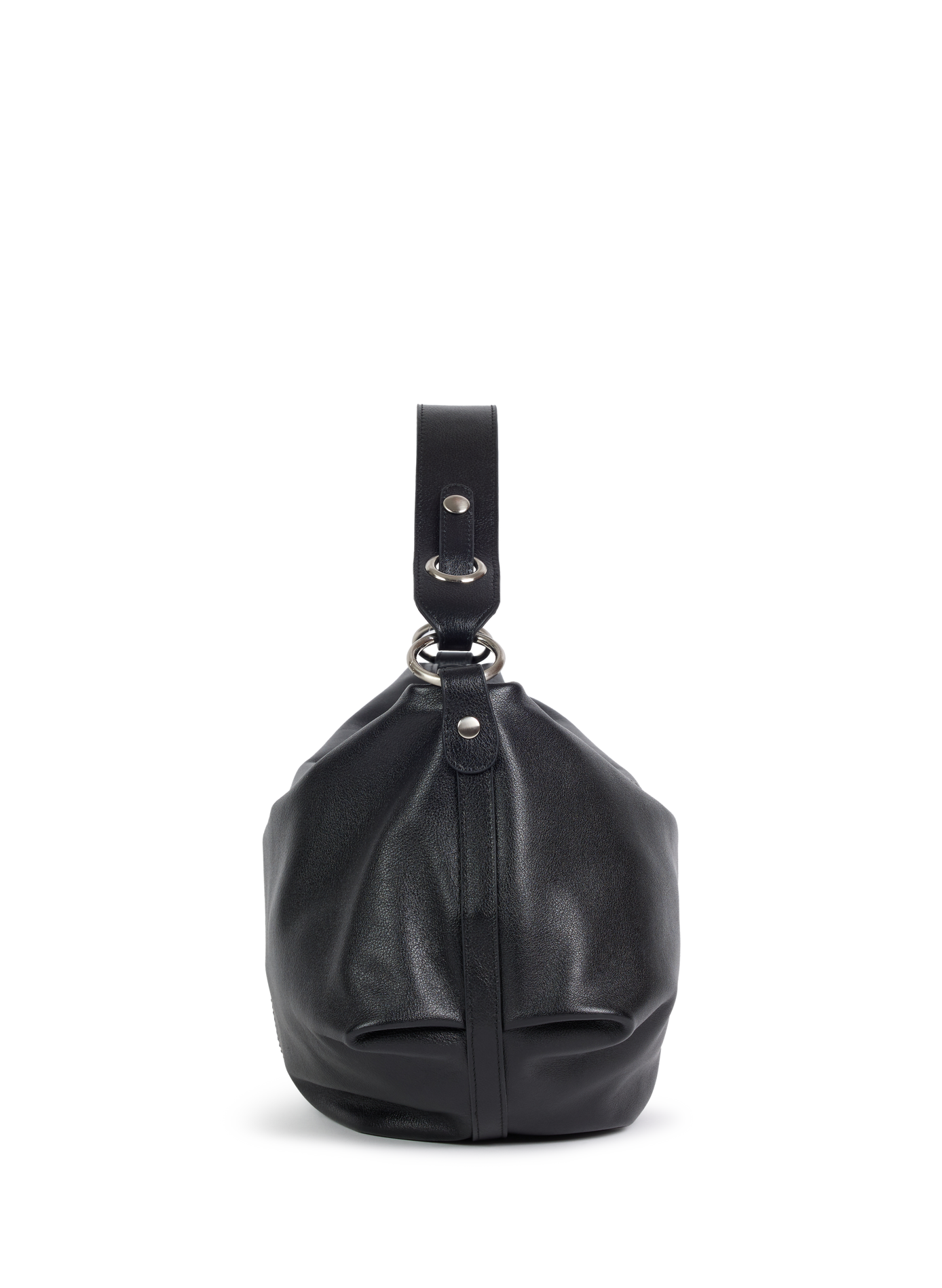 Sac bandoulière en cuir NAT & NIN Noir