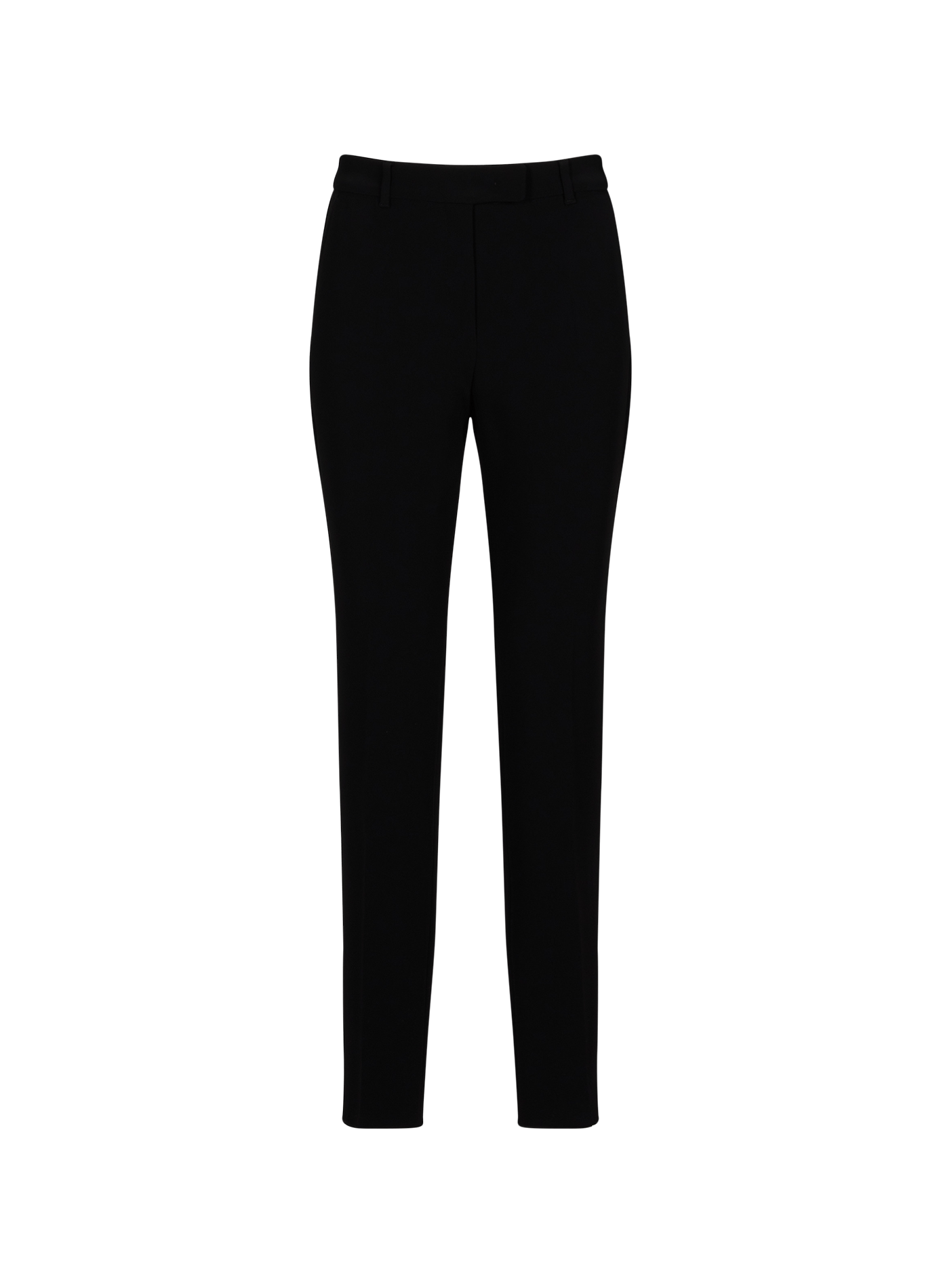 Pantalon droit Jerta aspect crêpe MAX MARA STUDIO Noir