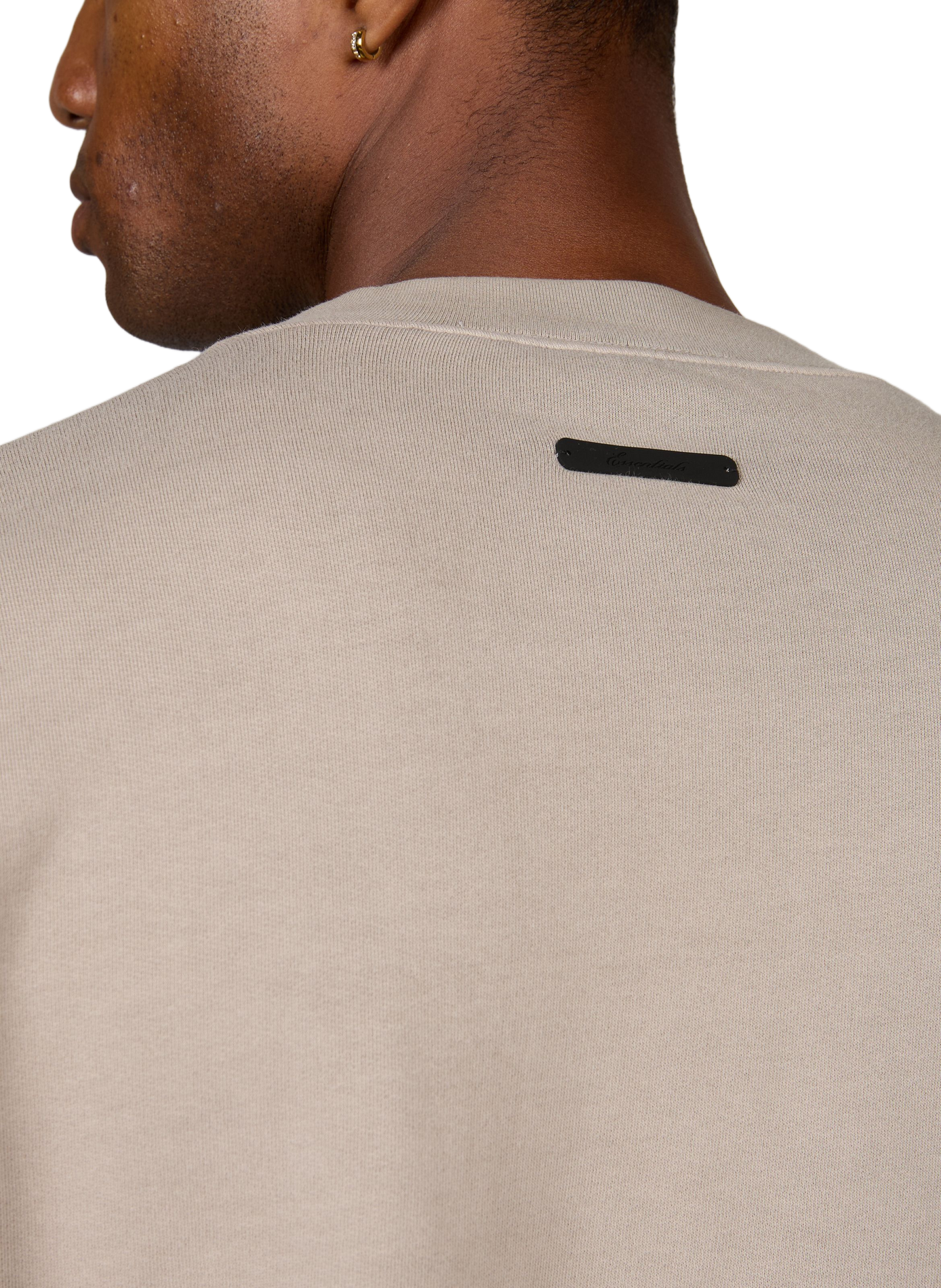 Ruime sweater met zeefdruk FEAR OF GOD ESSENTIALS Grijs