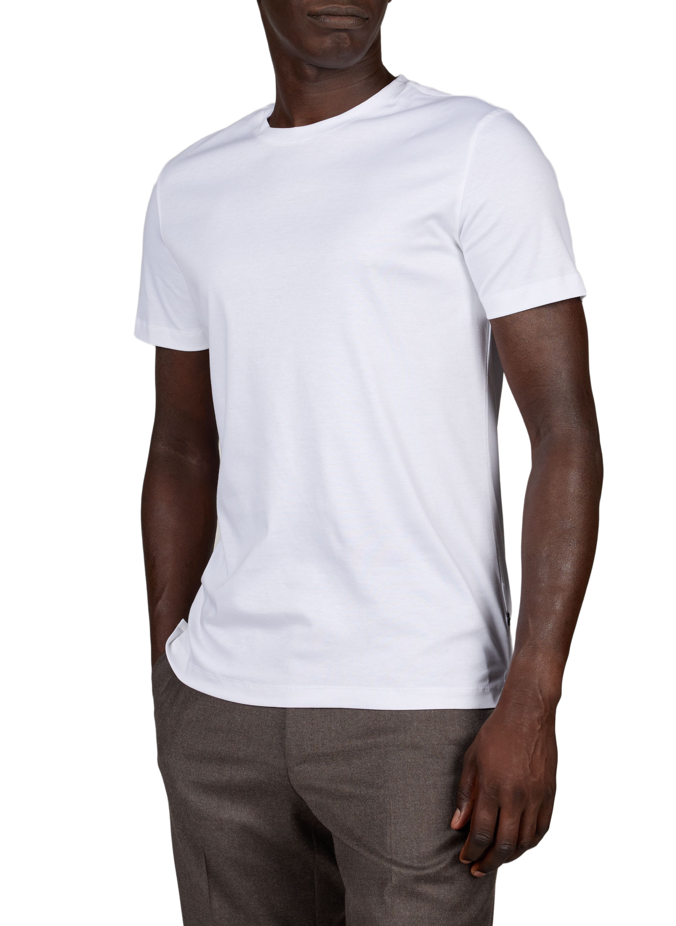 Short-sleeve cotton pullover VAN LAACK White