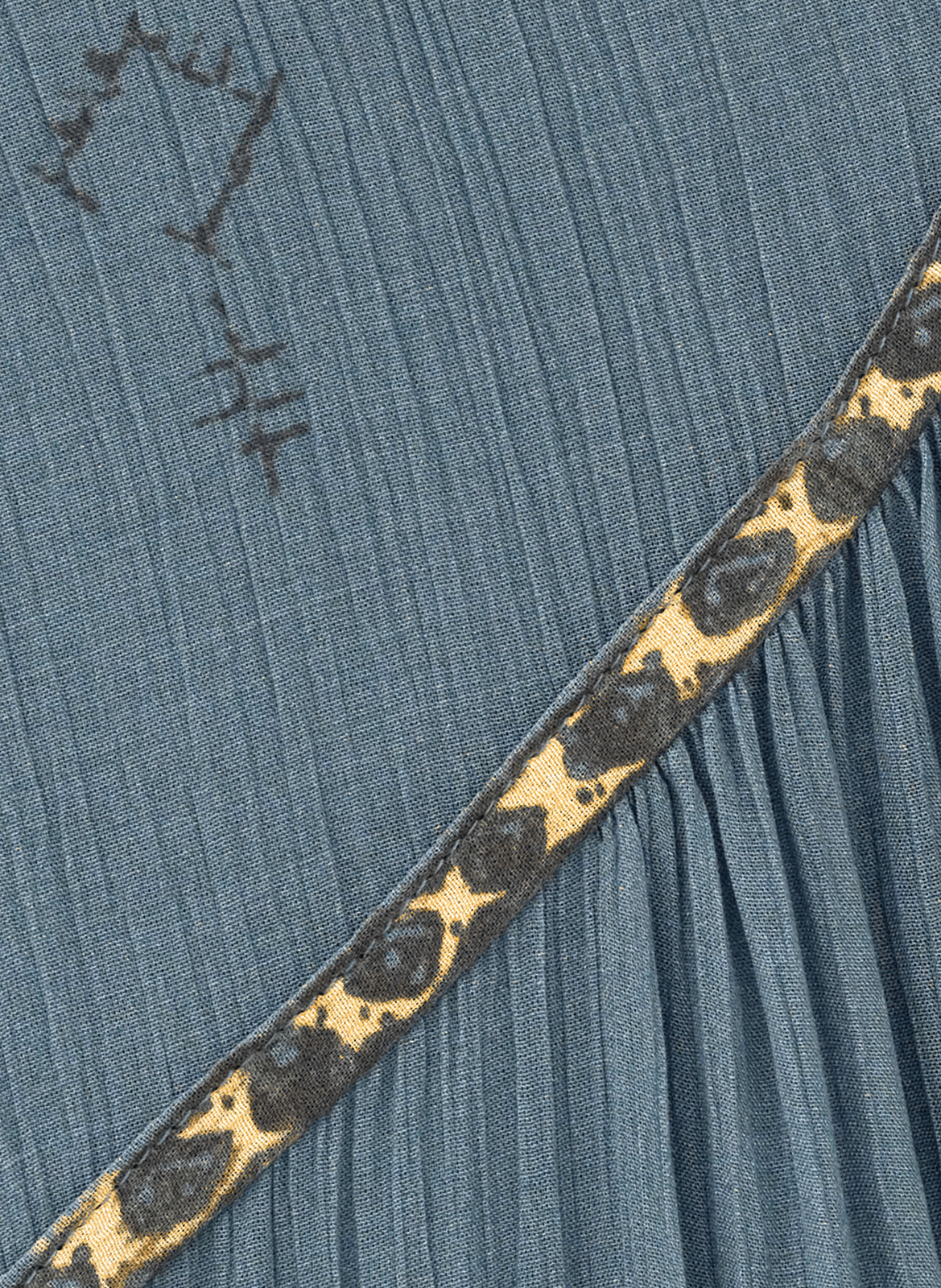 Blouse droite manches longues placido BA&SH Bleu