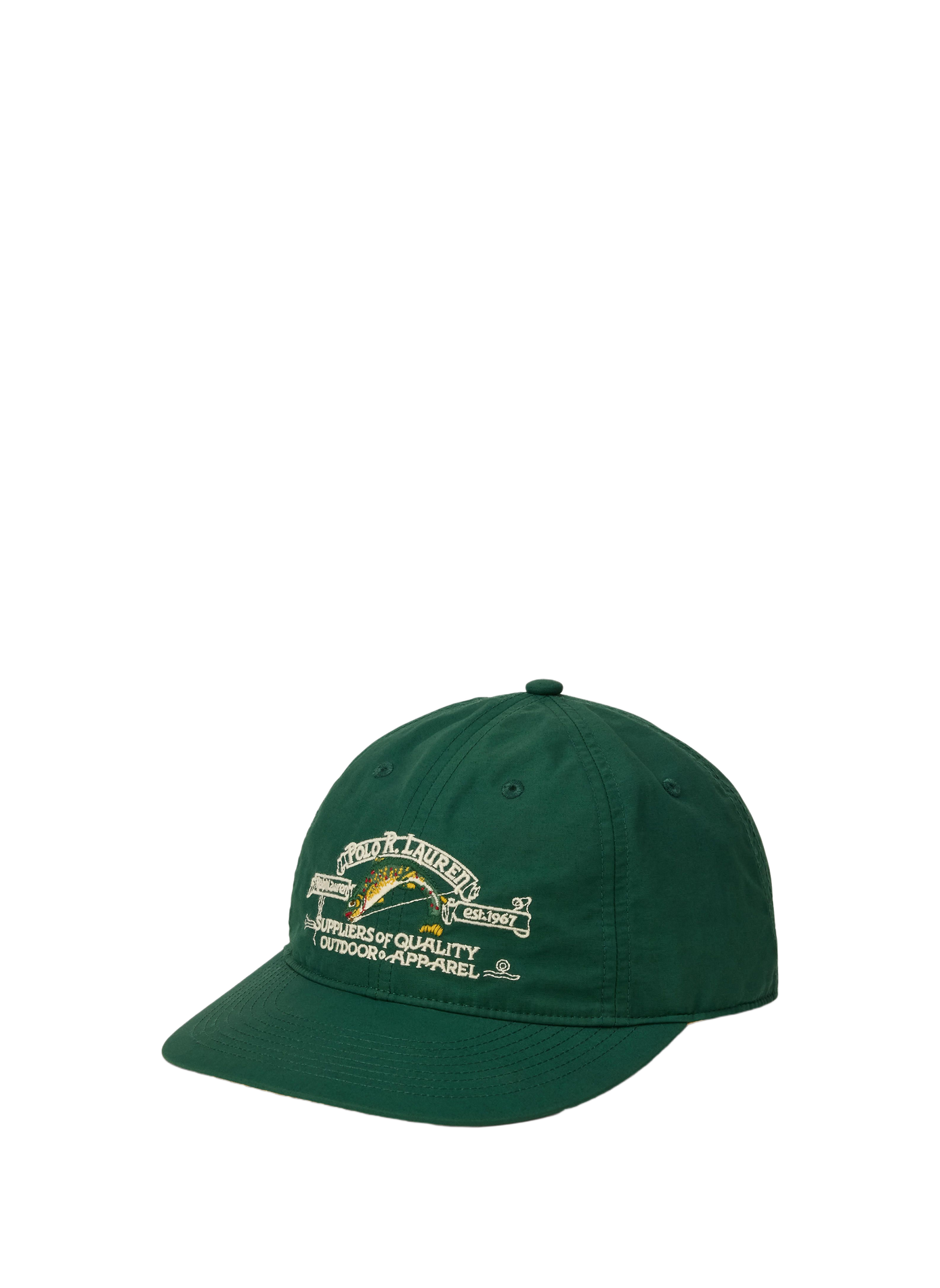 Casquette brodée en cachemire POLO RALPH LAUREN Vert
