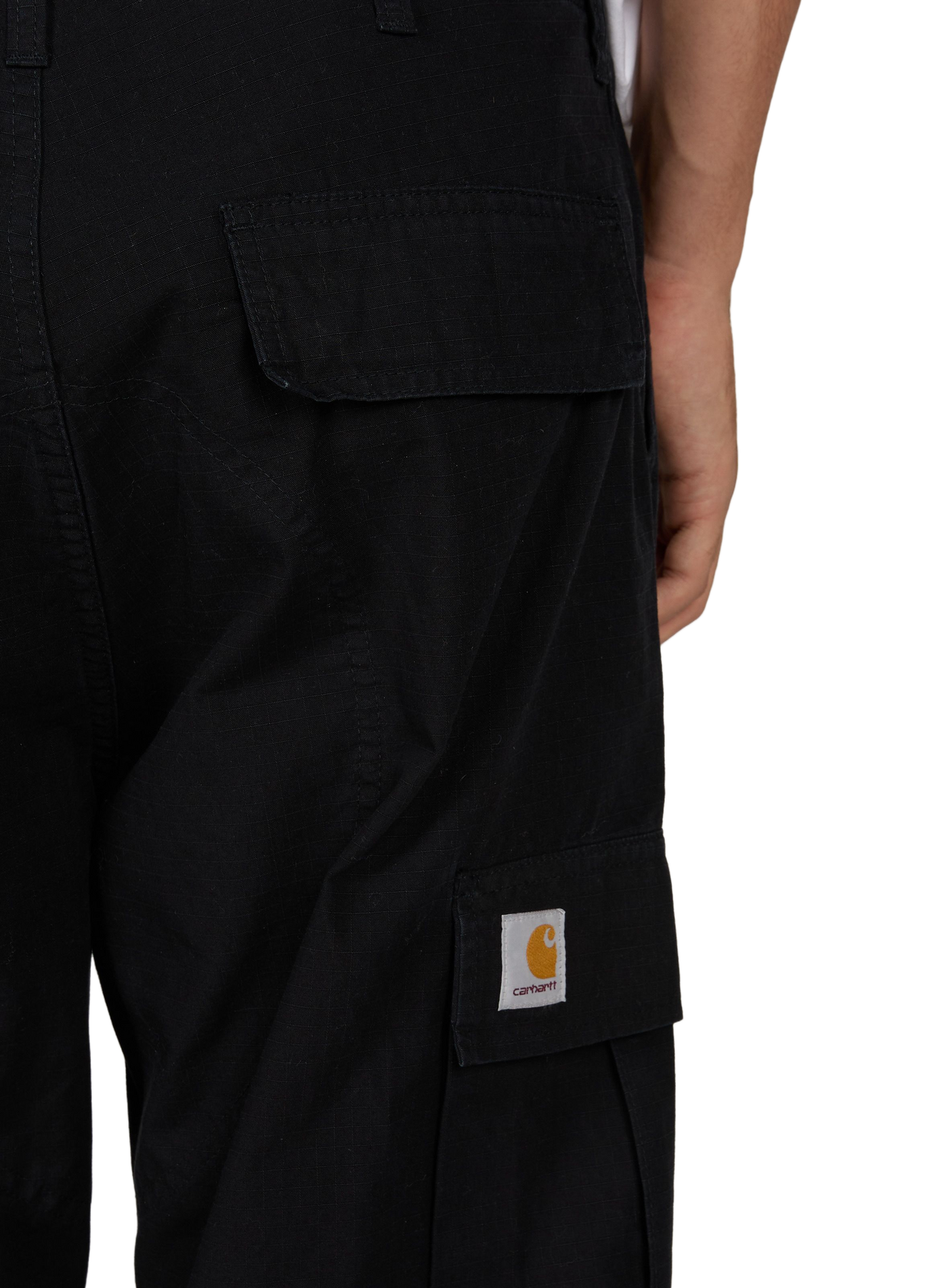 Pantalon large en coton CARHARTT WIP Noir