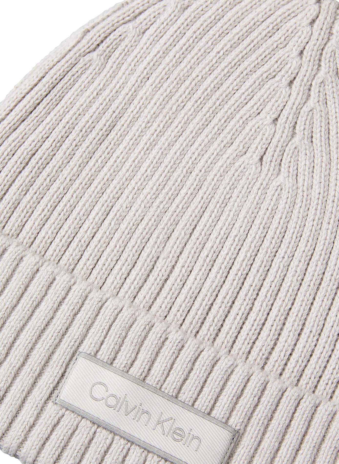 Bonnet en coton et cachemire | Gris CALVIN KLEIN Homme