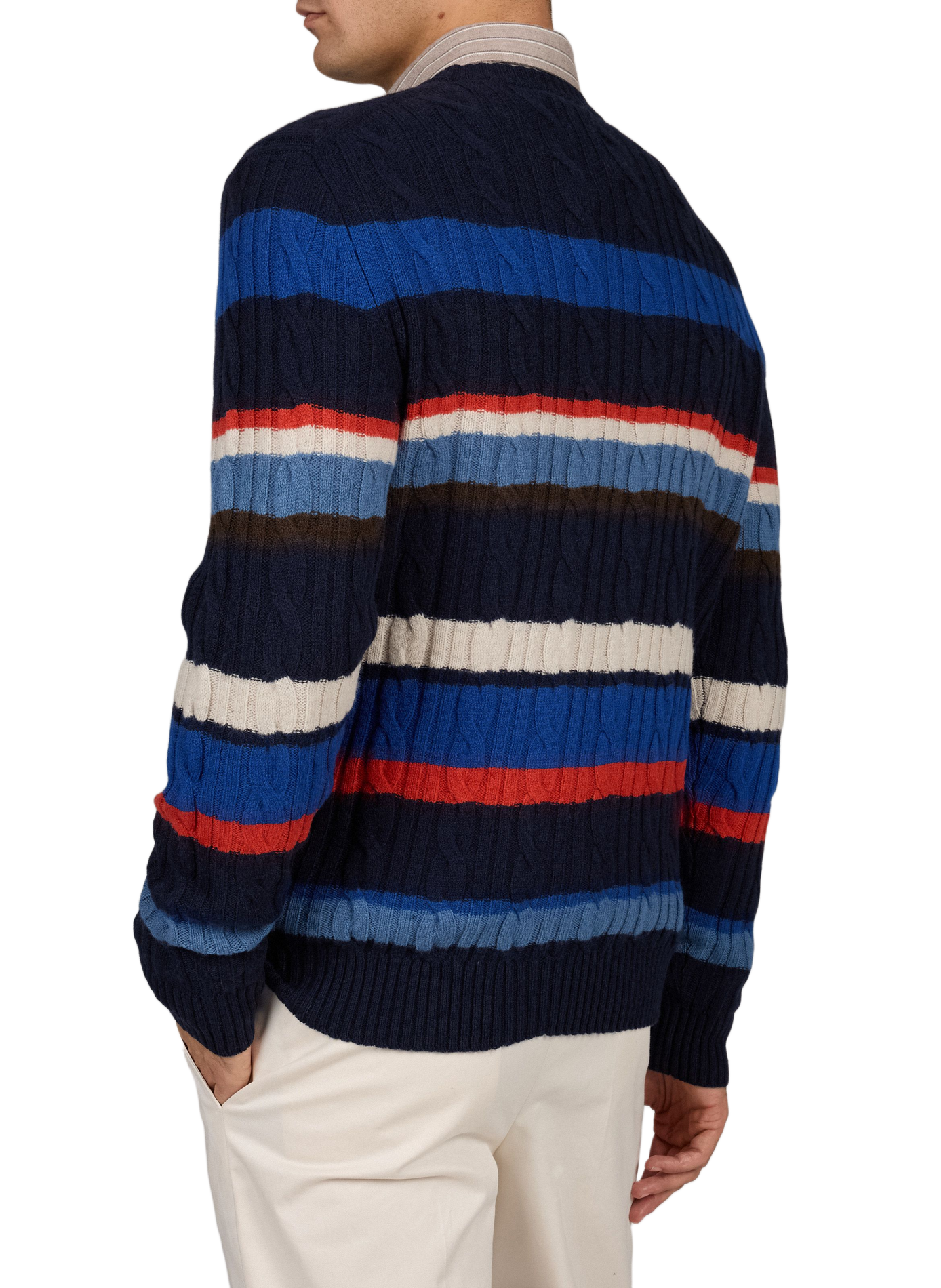 Round-neck wool jumper GANT Blue