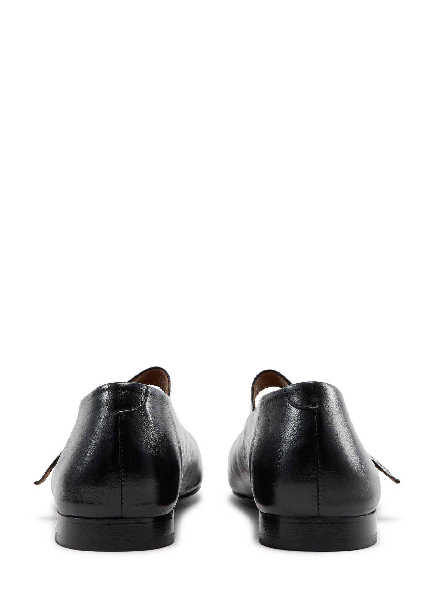Mado leather strap ballet flats BOBBIES Black