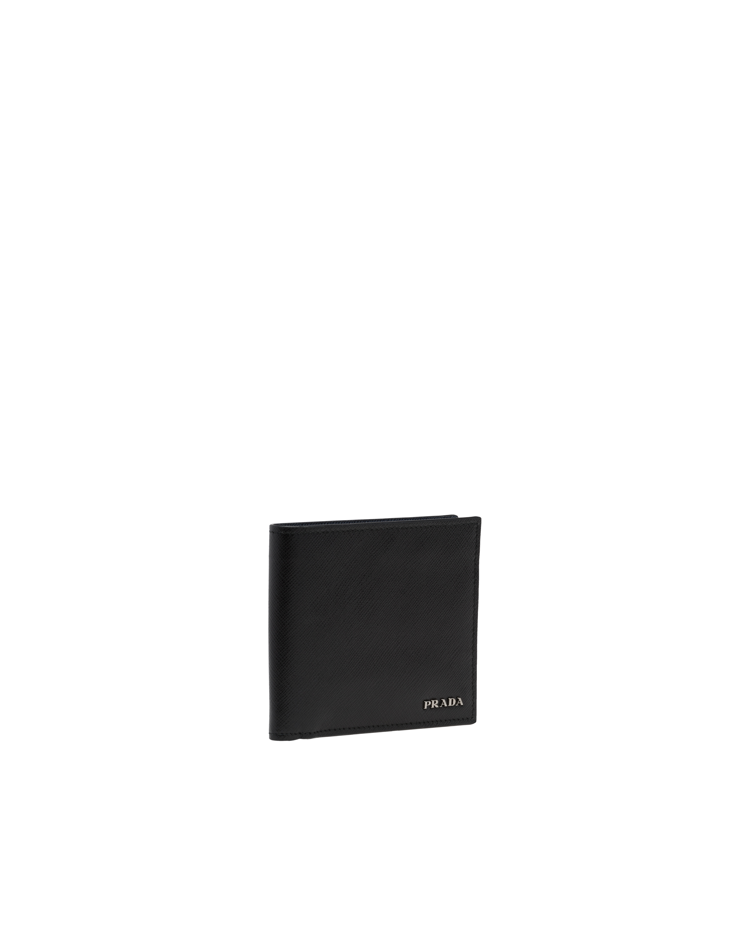 Portefeuille en cuir PRADA Noir