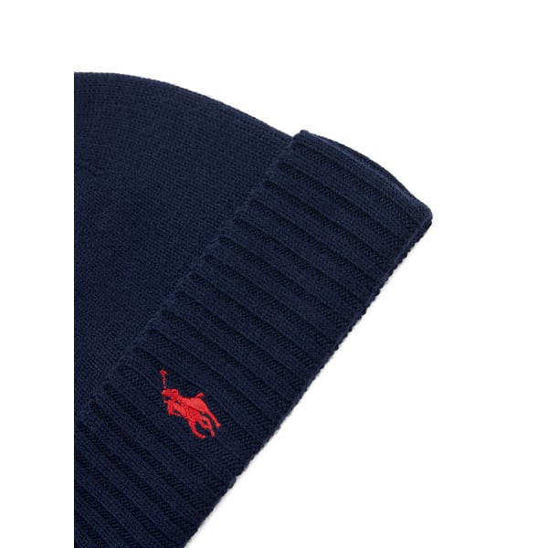 Bonnet à logo en laine