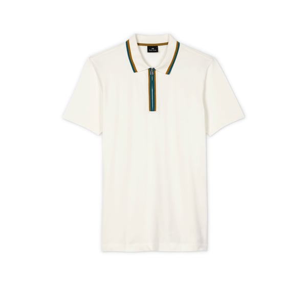 Polo avec bandes colorées