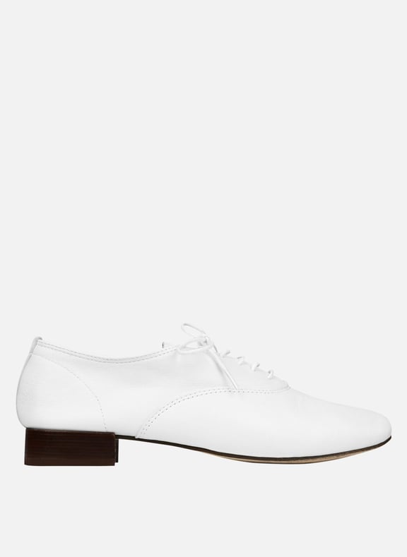Richelieus en cuir zizi Blanc by REPETTO REPETTO Richelieus en cuir zizi Blanc