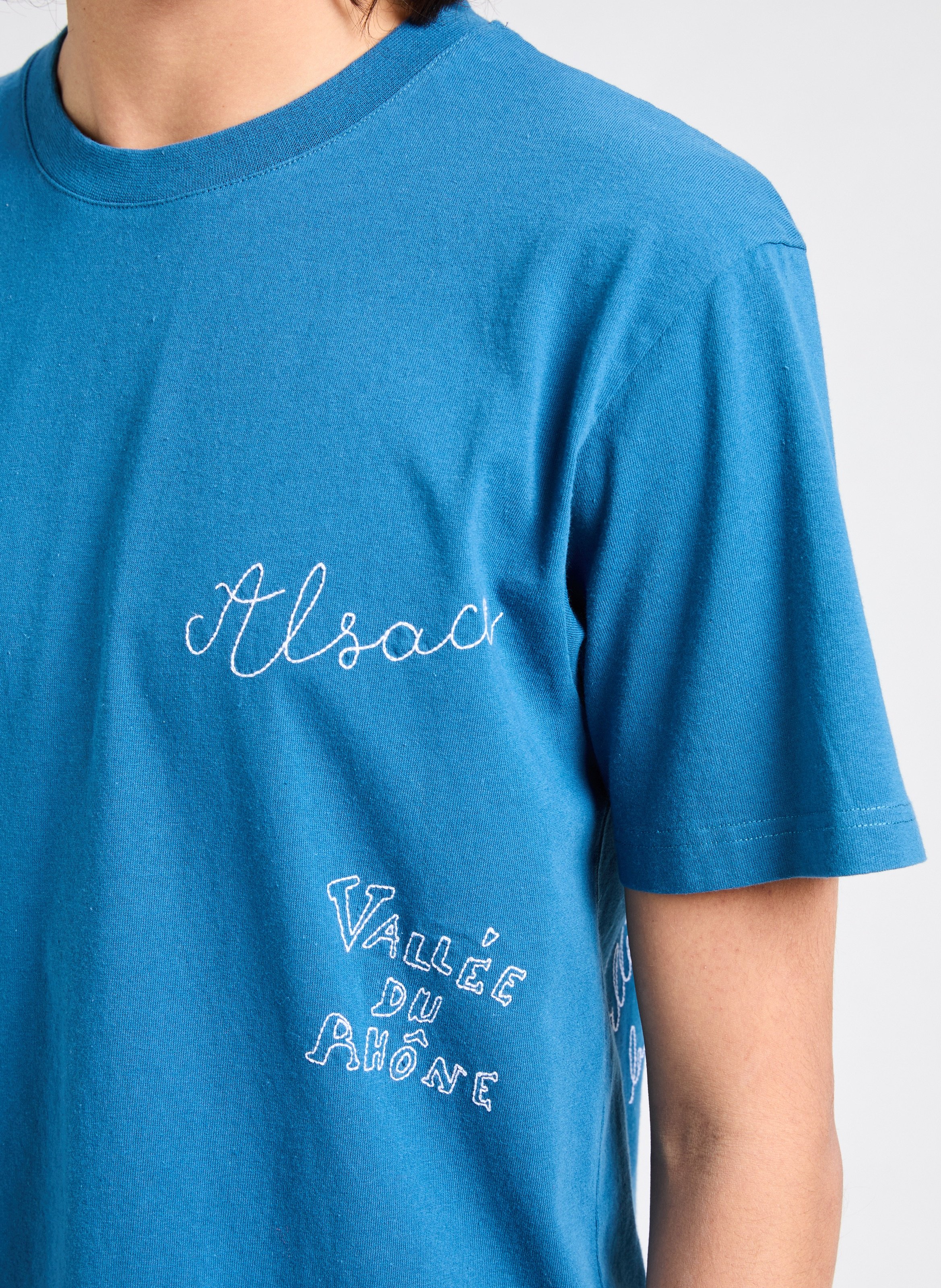 T-shirt Patureau Régions de France MAISON LABICHE Bleu