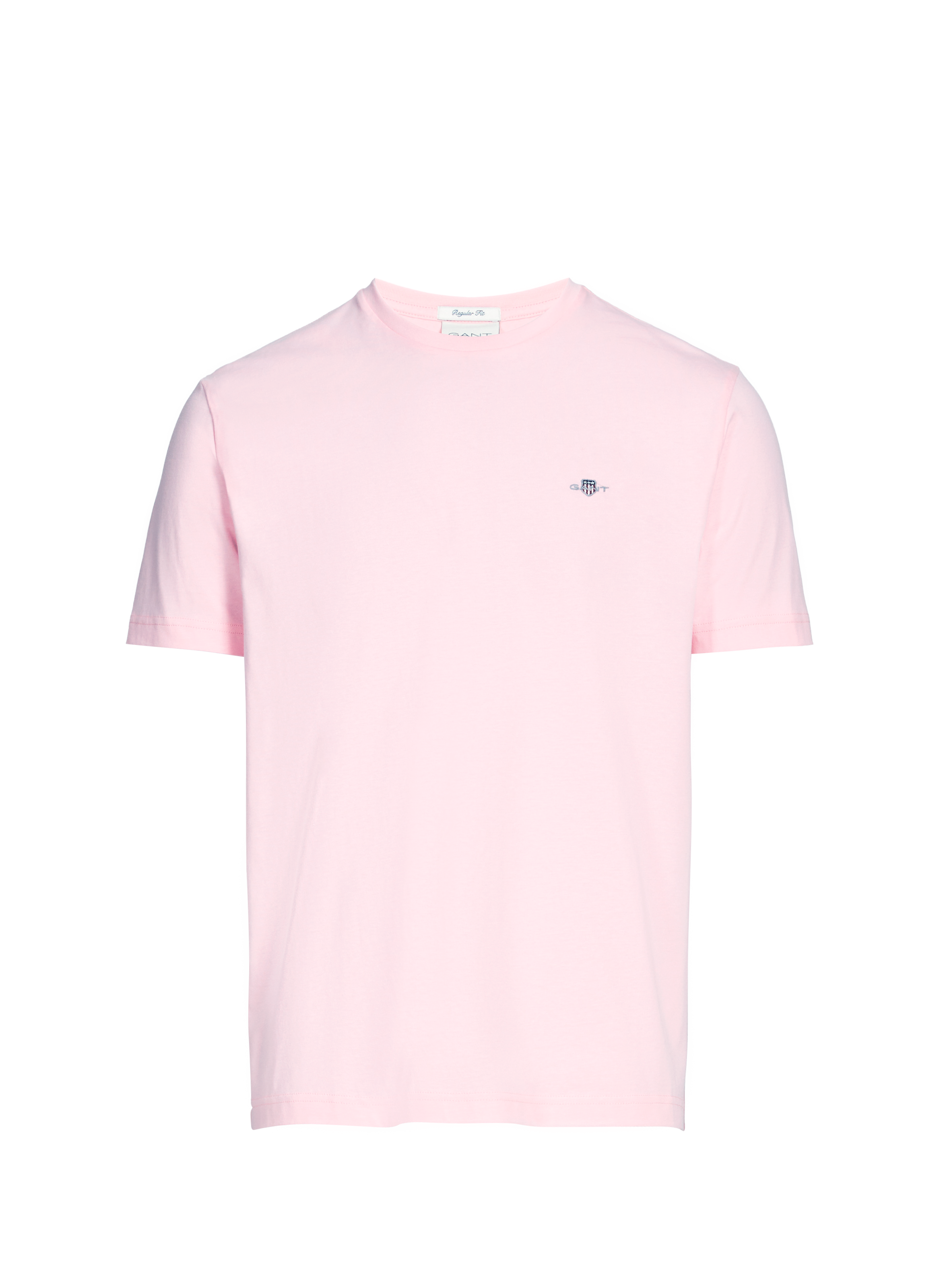 Plain Cotton T-shirt GANT Pink